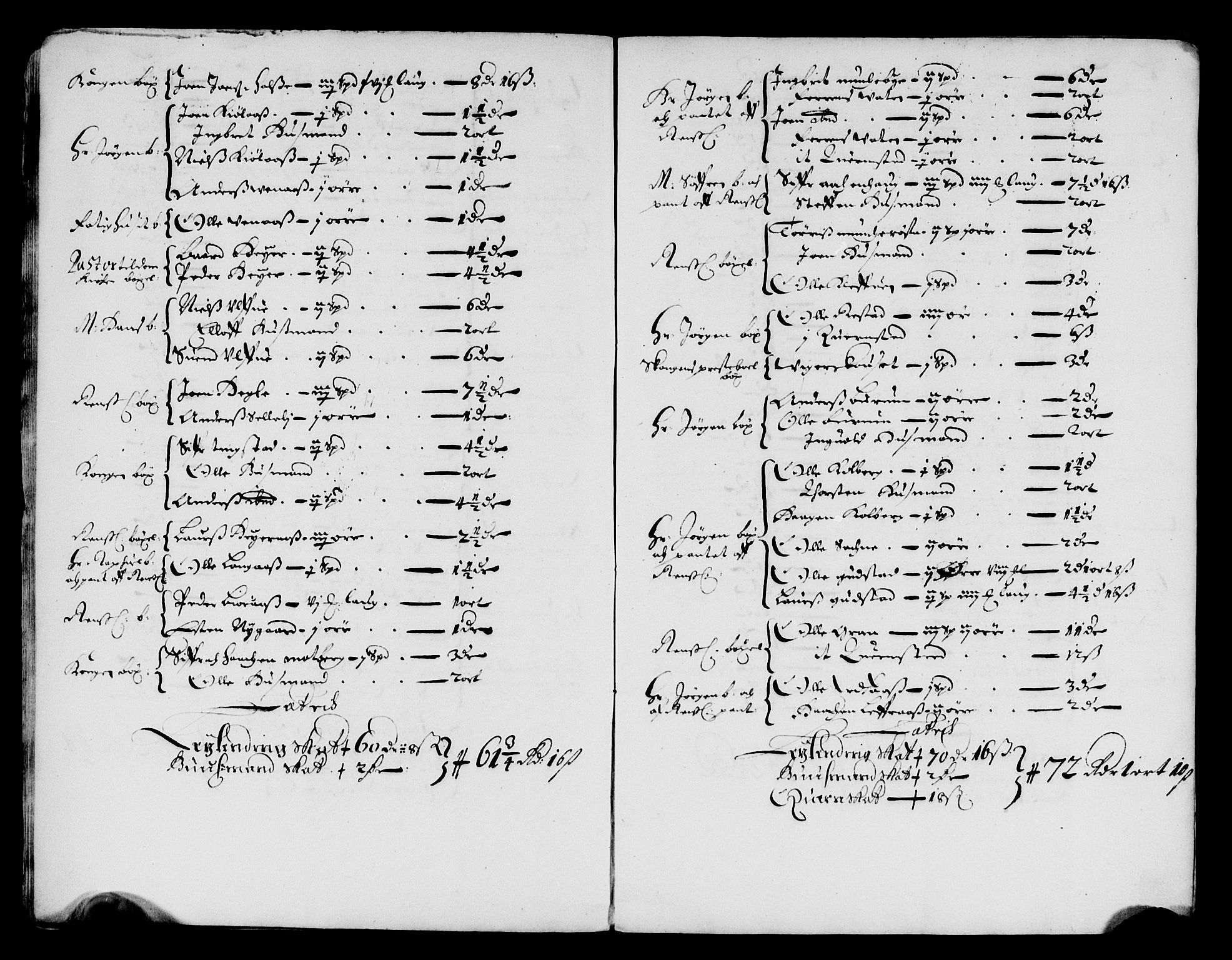 Rentekammeret inntil 1814, Reviderte regnskaper, Lensregnskaper, AV/RA-EA-5023/R/Rb/Rbw/L0147: Trondheim len, 1661