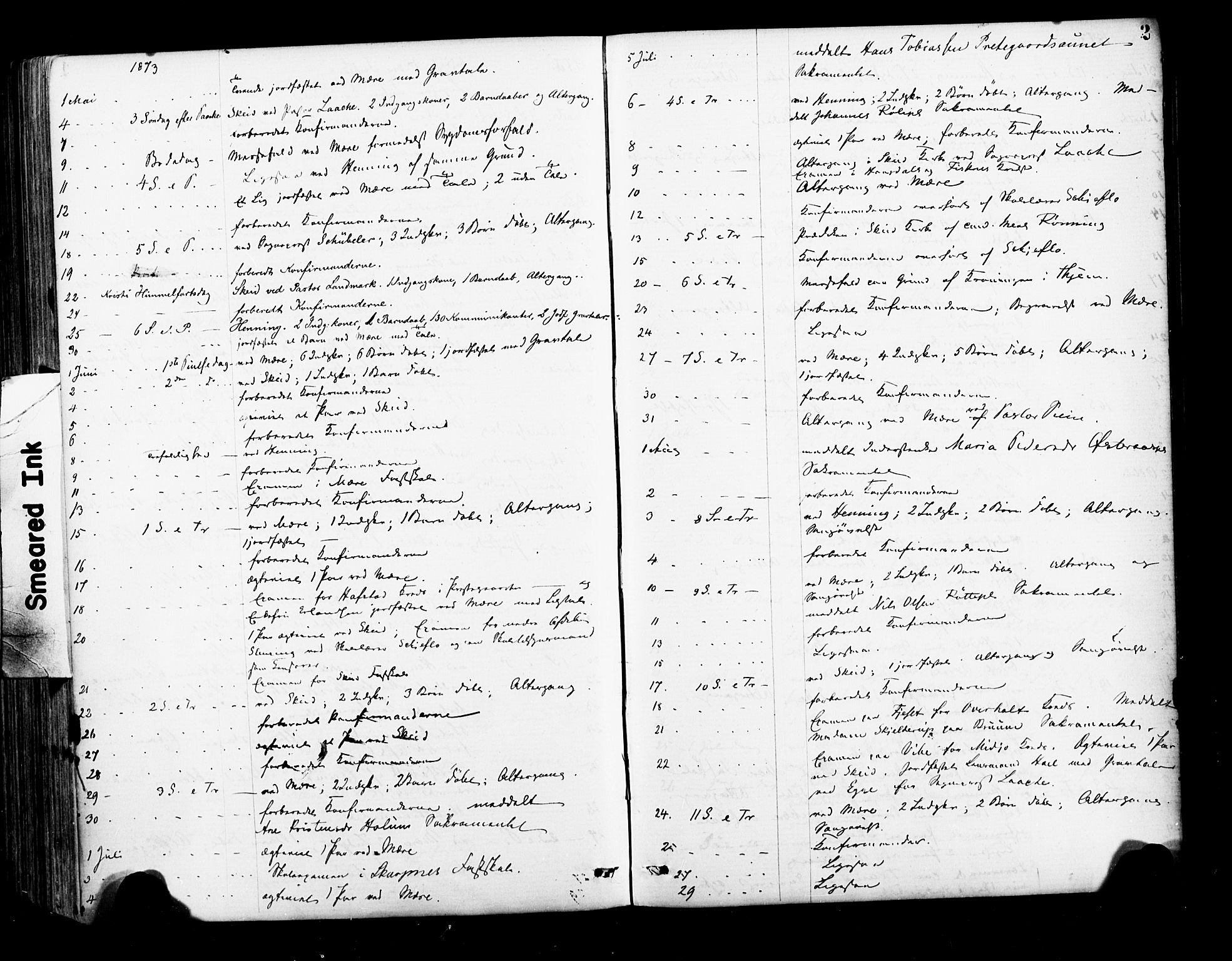 Ministerialprotokoller, klokkerbøker og fødselsregistre - Nord-Trøndelag, SAT/A-1458/735/L0348: Ministerialbok nr. 735A09 /1, 1873-1883, s. 2