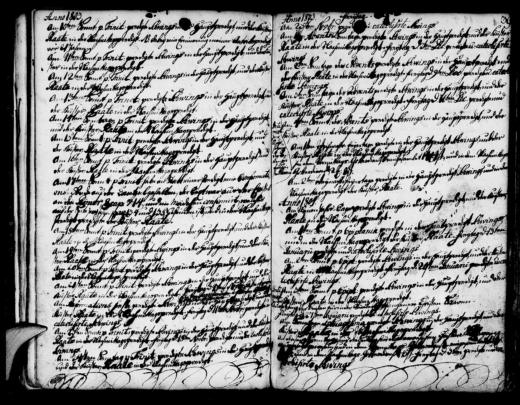Mariakirken Sokneprestembete, SAB/A-76901/H/Haa/L0003: Ministerialbok nr. A 3, 1786-1815, s. 40