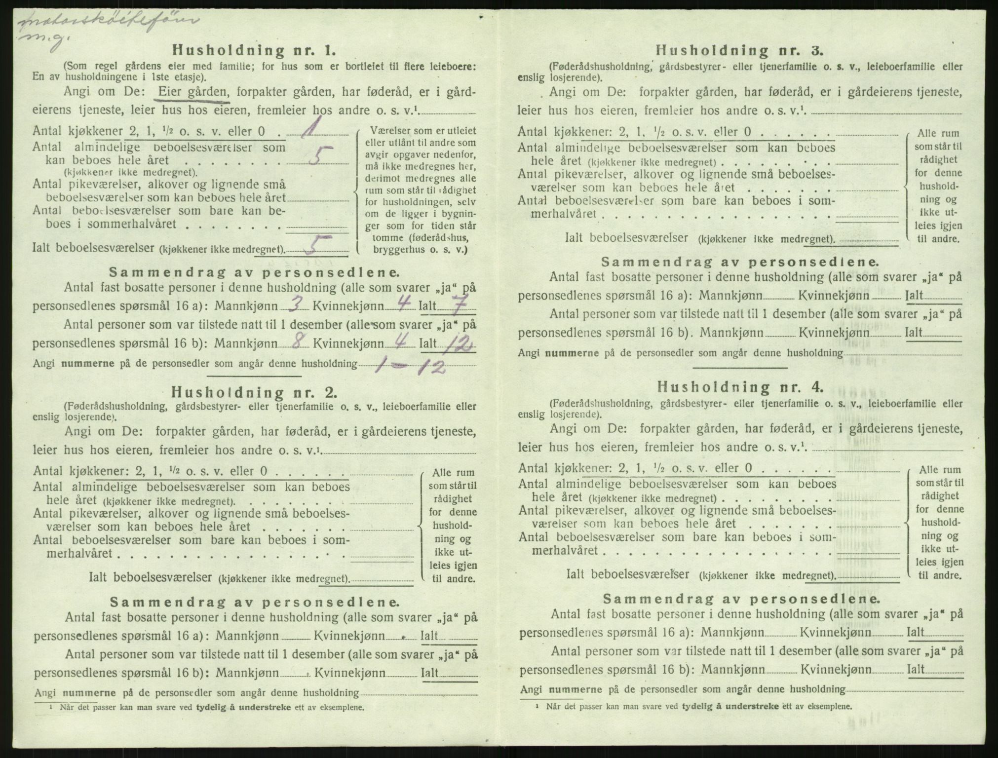 SAK, Folketelling 1920 for 0917 Stokken herred, 1920, s. 567