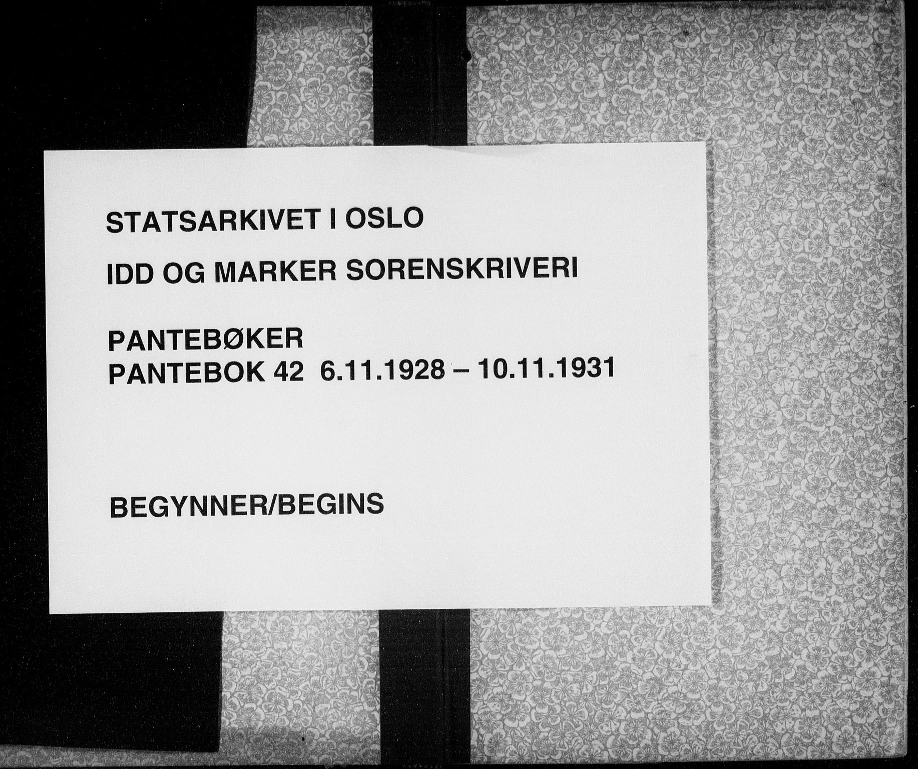 Idd og Marker sorenskriveri, AV/SAO-A-10283/G/Gb/Gba/L0042: Pantebok nr. 42, 1928-1931