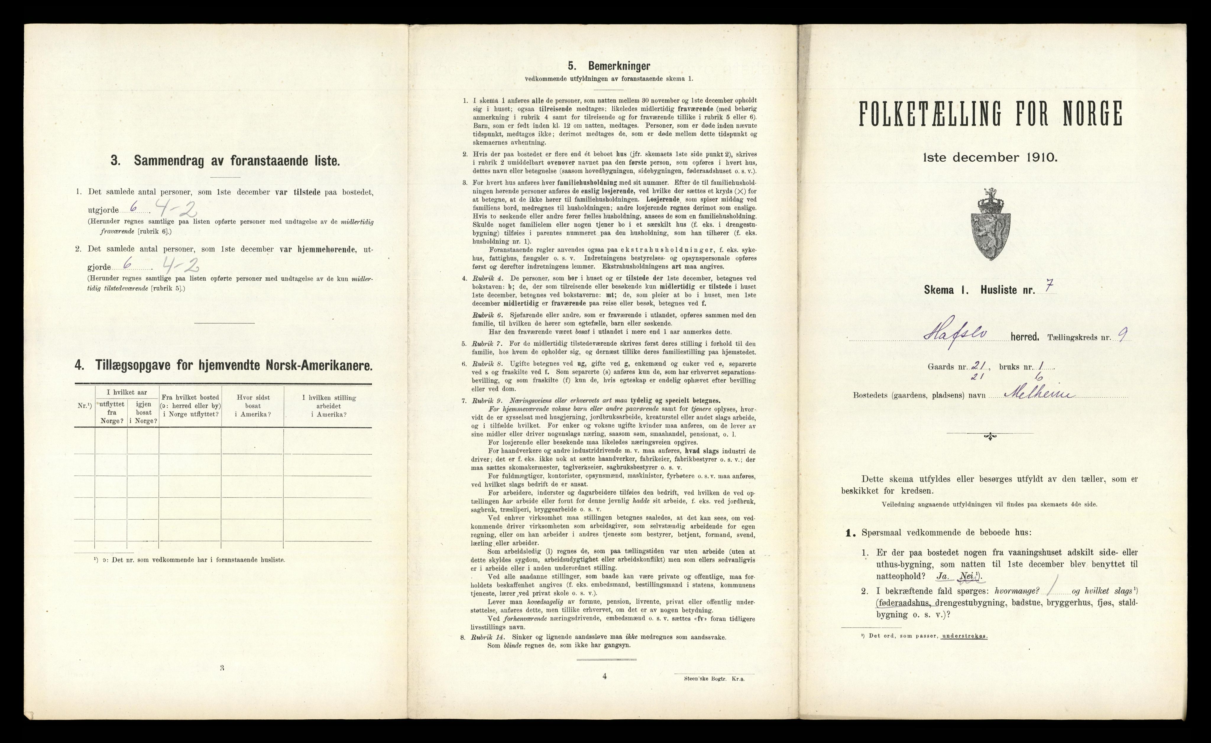 RA, Folketelling 1910 for 1425 Hafslo herred, 1910, s. 891