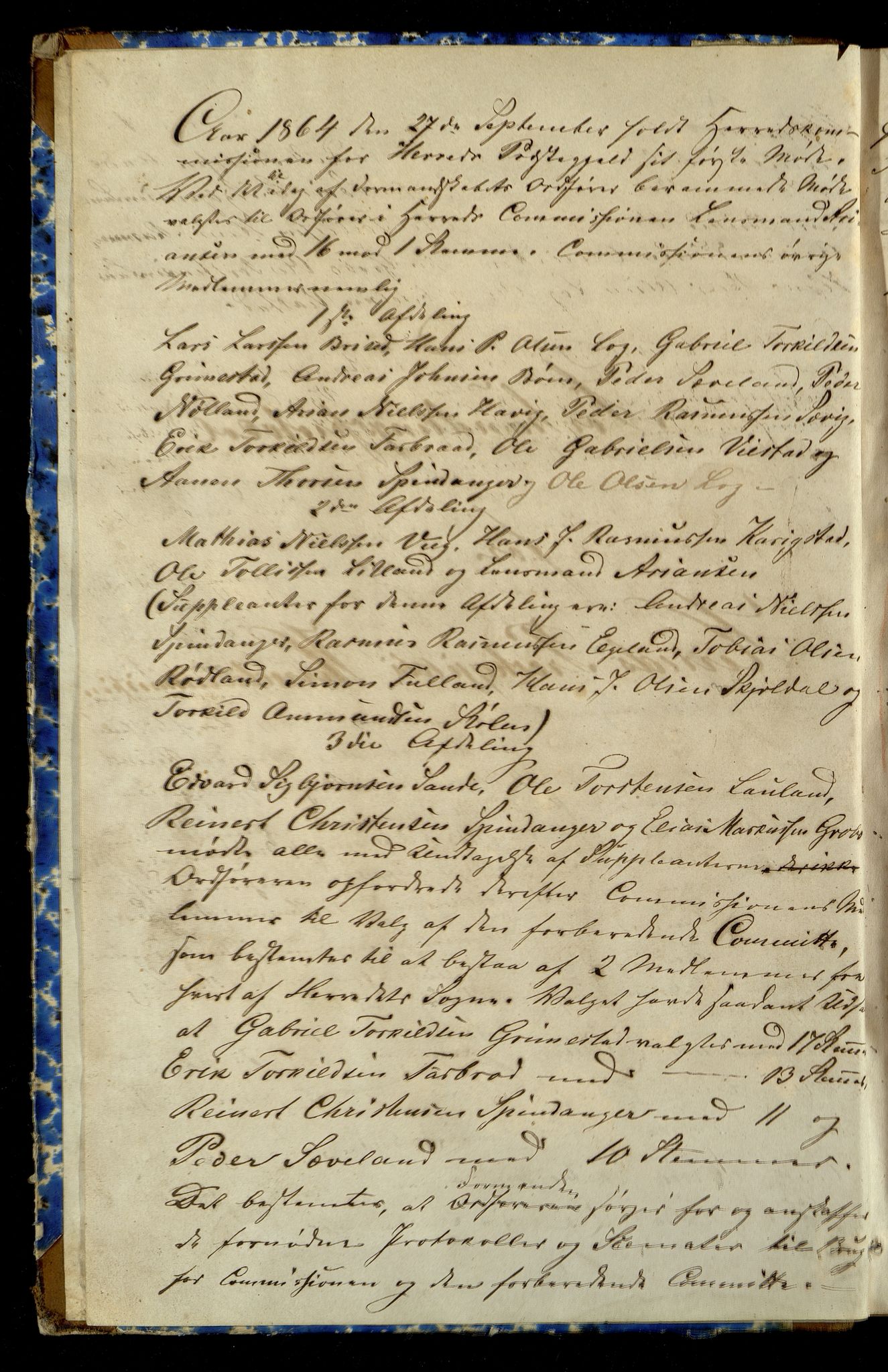 Herad kommune - Herredskommisjonen, ARKSOR/1003HE320/A/L0001: Herad kommune - Forhandlingsprotokoll, 1866-1868
