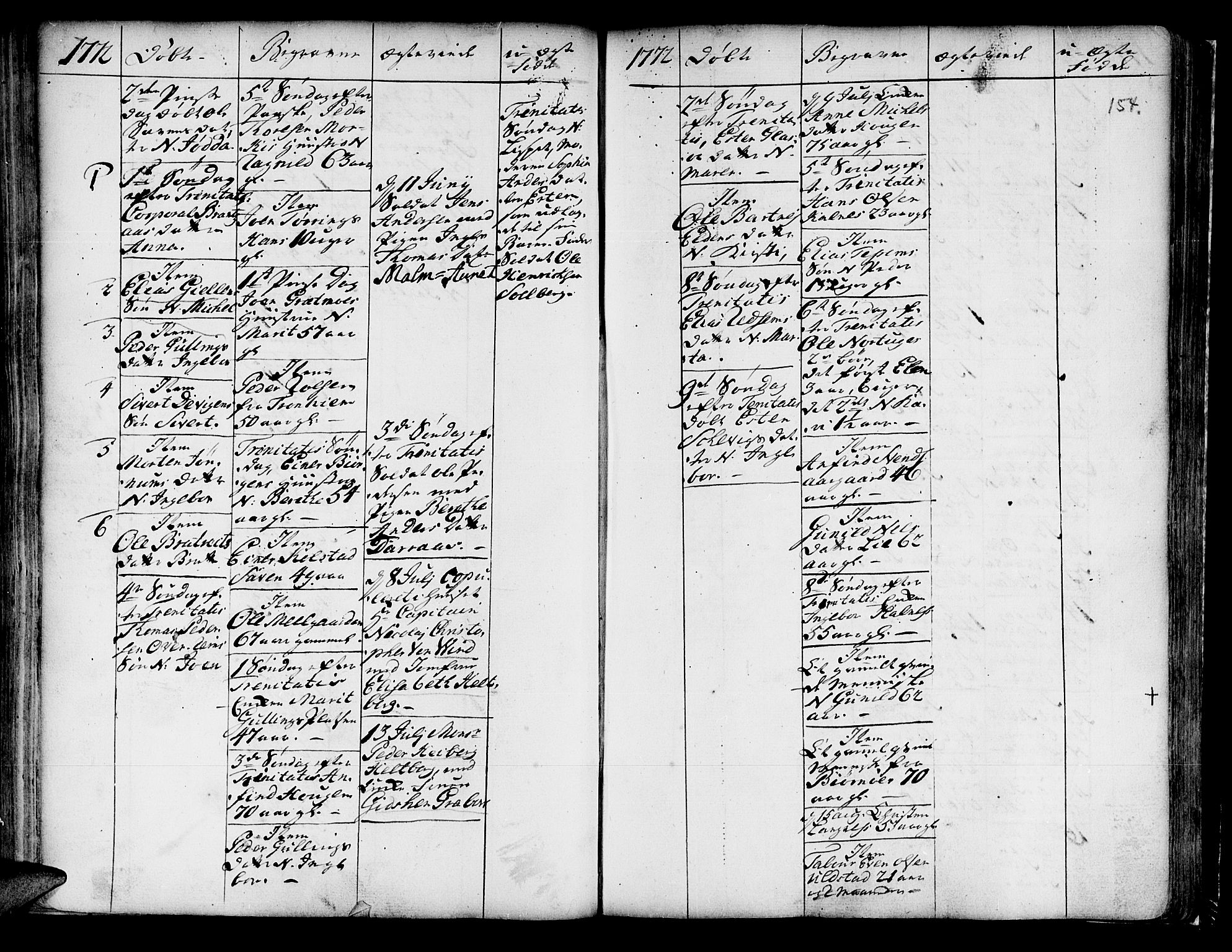 Ministerialprotokoller, klokkerbøker og fødselsregistre - Nord-Trøndelag, AV/SAT-A-1458/741/L0385: Ministerialbok nr. 741A01, 1722-1815, s. 154