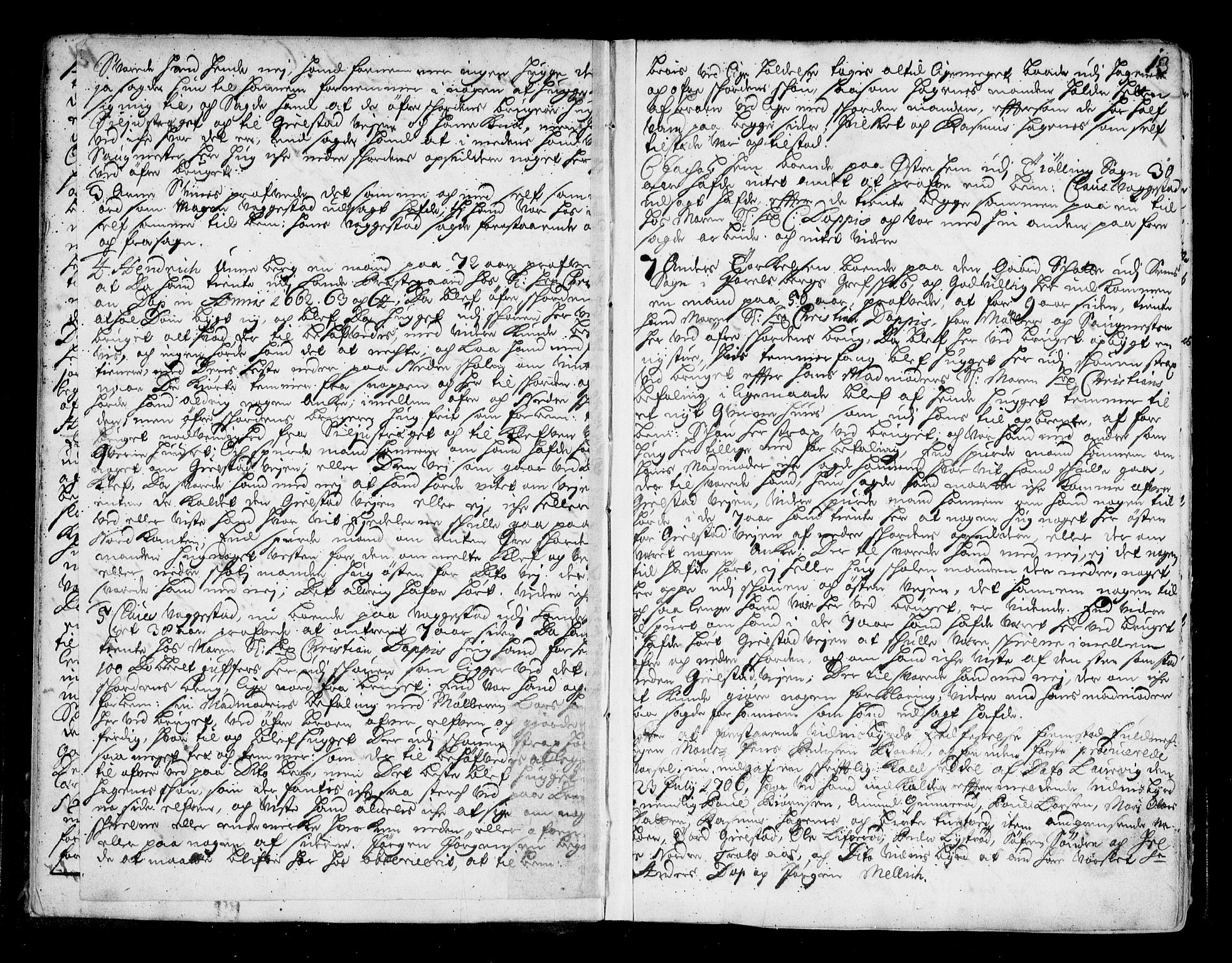 Larvik sorenskriveri, AV/SAKO-A-83/F/Fa/L0011: Tingbok, 1706-1710, s. 13