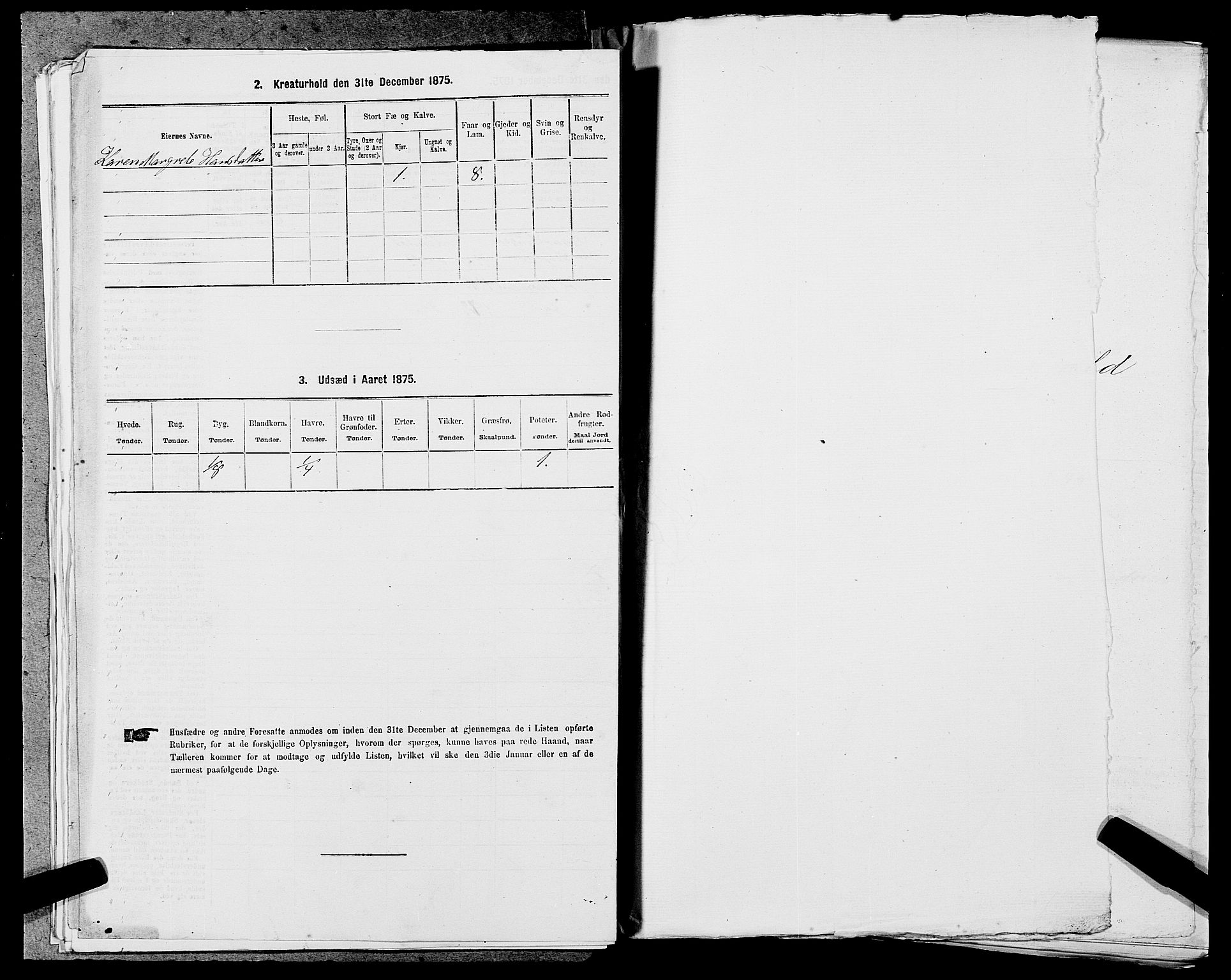 SAST, Folketelling 1875 for 1141P Finnøy prestegjeld, 1875, s. 376