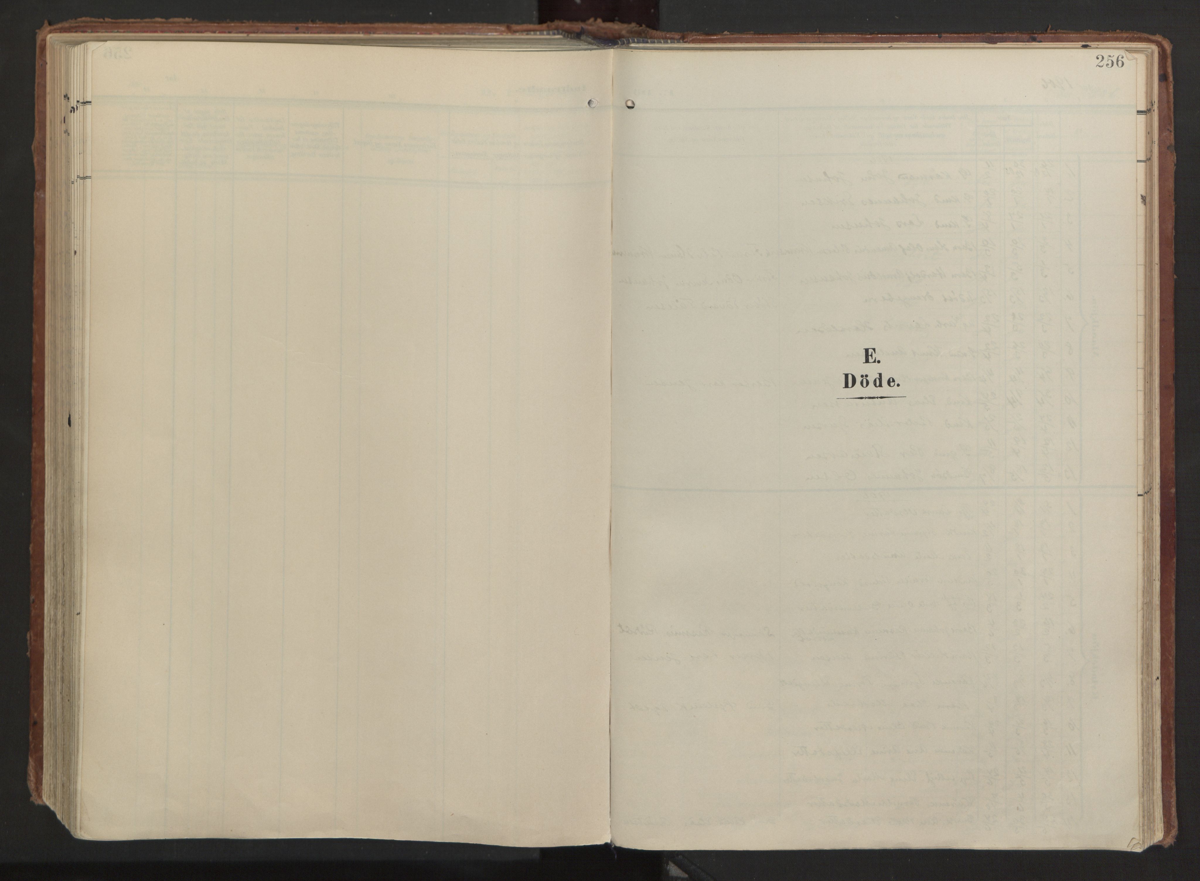 Ministerialprotokoller, klokkerbøker og fødselsregistre - Møre og Romsdal, SAT/A-1454/511/L0144: Ministerialbok nr. 511A11, 1906-1923, s. 256