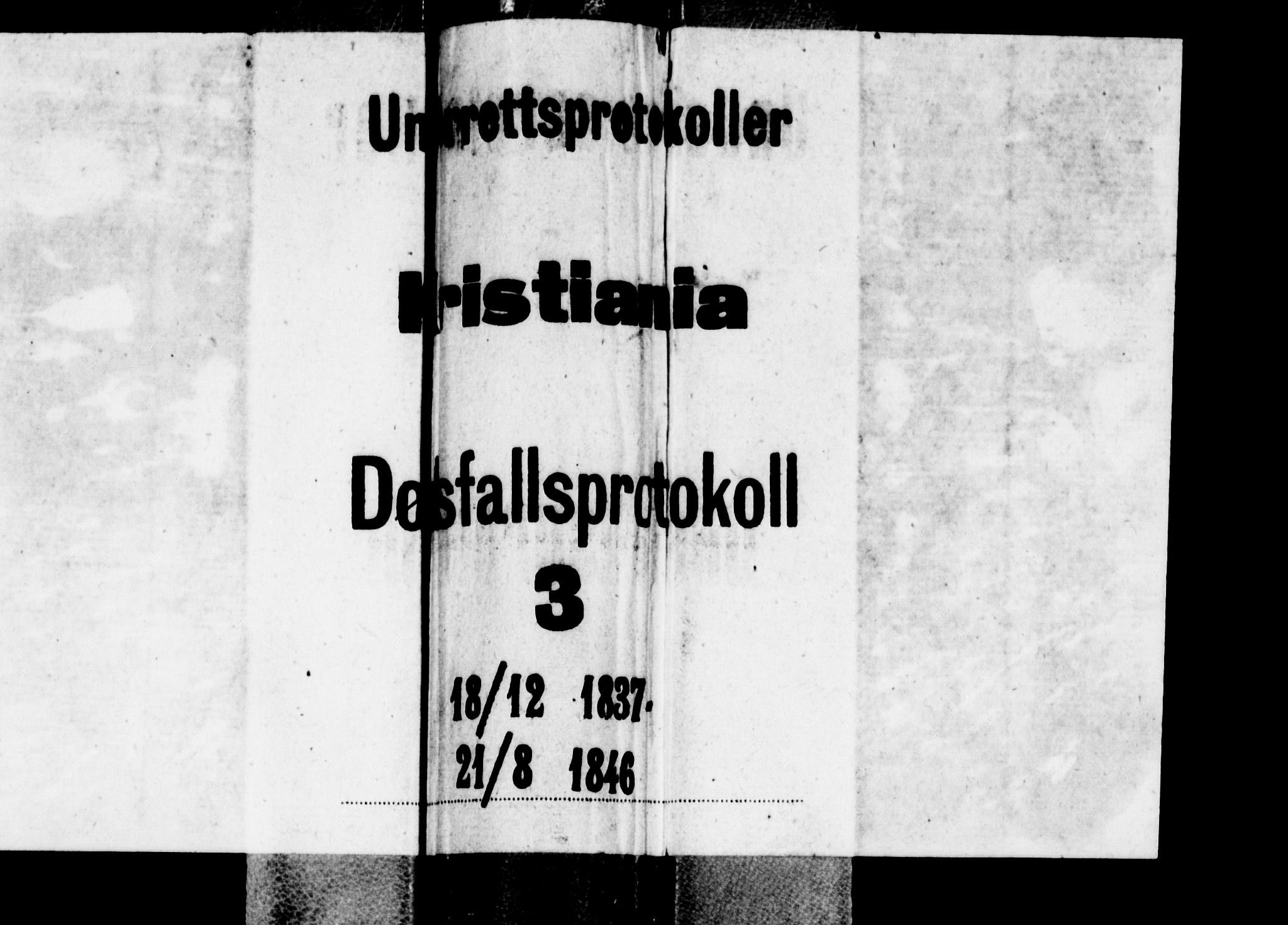 Oslo skifterett, SAO/A-10383/G/Ga/Gaa/L0003: Dødsfallsprotokoll, 1837-1846