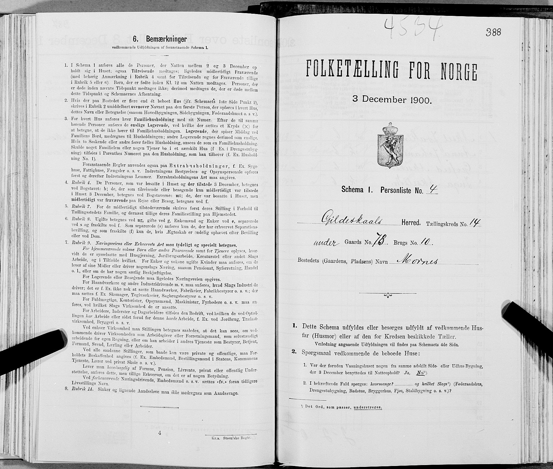 SAT, Folketelling 1900 for 1838 Gildeskål herred, 1900, s. 1371