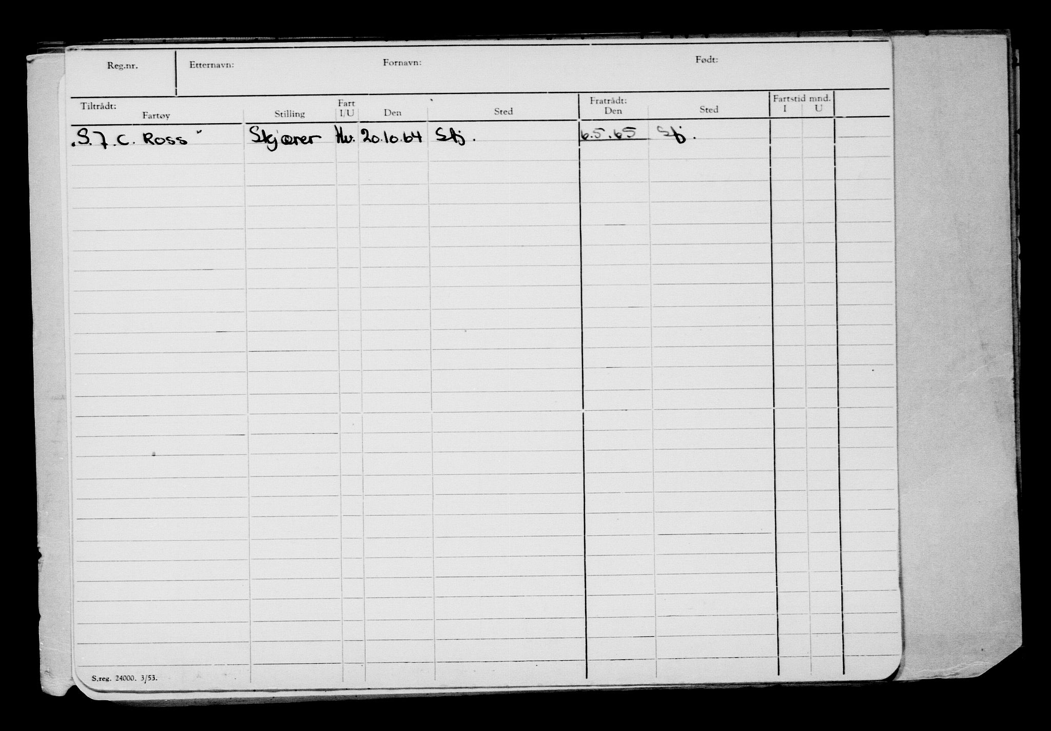 Direktoratet for sjømenn, AV/RA-S-3545/G/Gb/L0143: Hovedkort, 1916, s. 28