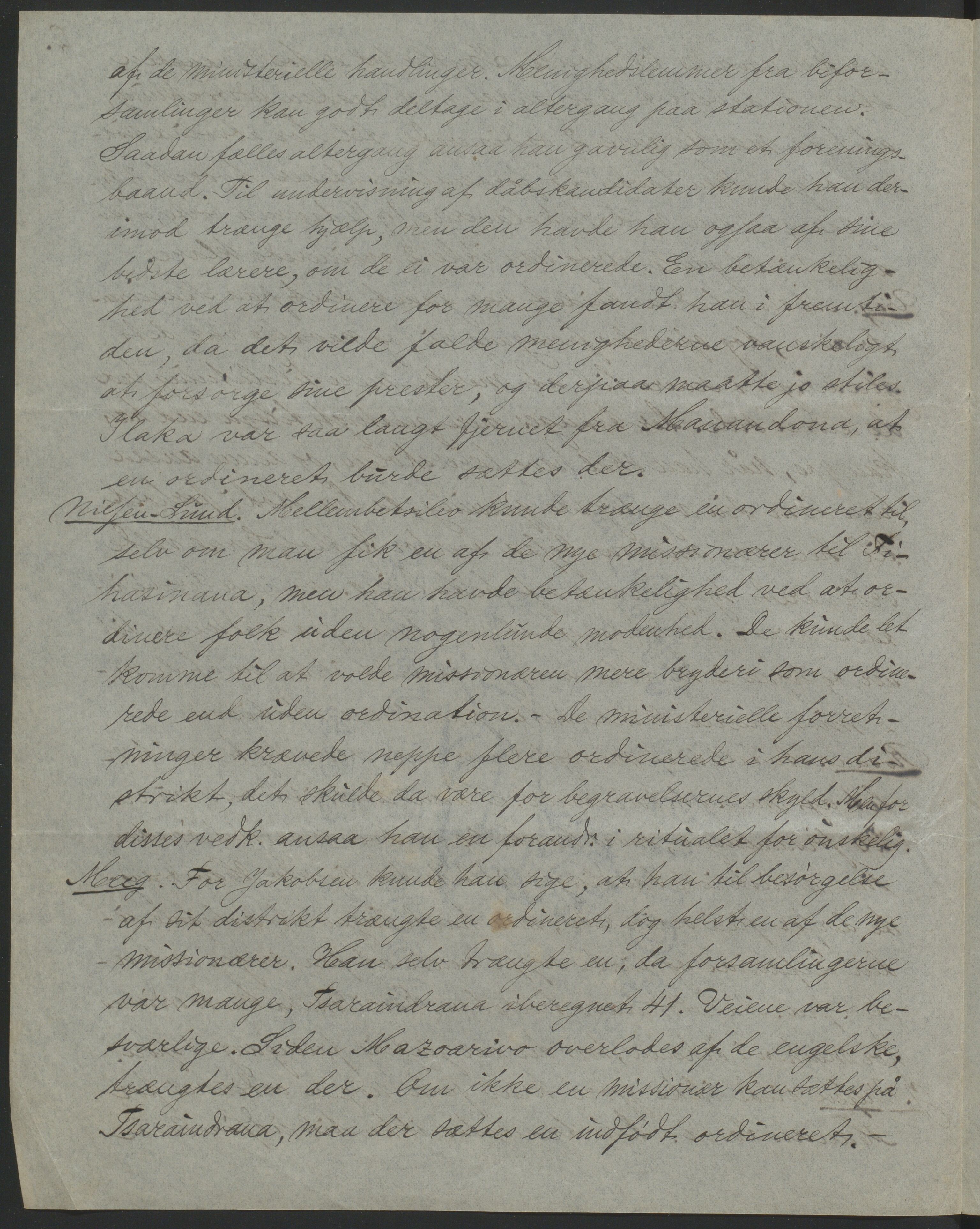 Det Norske Misjonsselskap - hovedadministrasjonen, VID/MA-A-1045/D/Da/Daa/L0037/0002: Konferansereferat og årsberetninger / Konferansereferat fra Madagaskar Innland., 1887