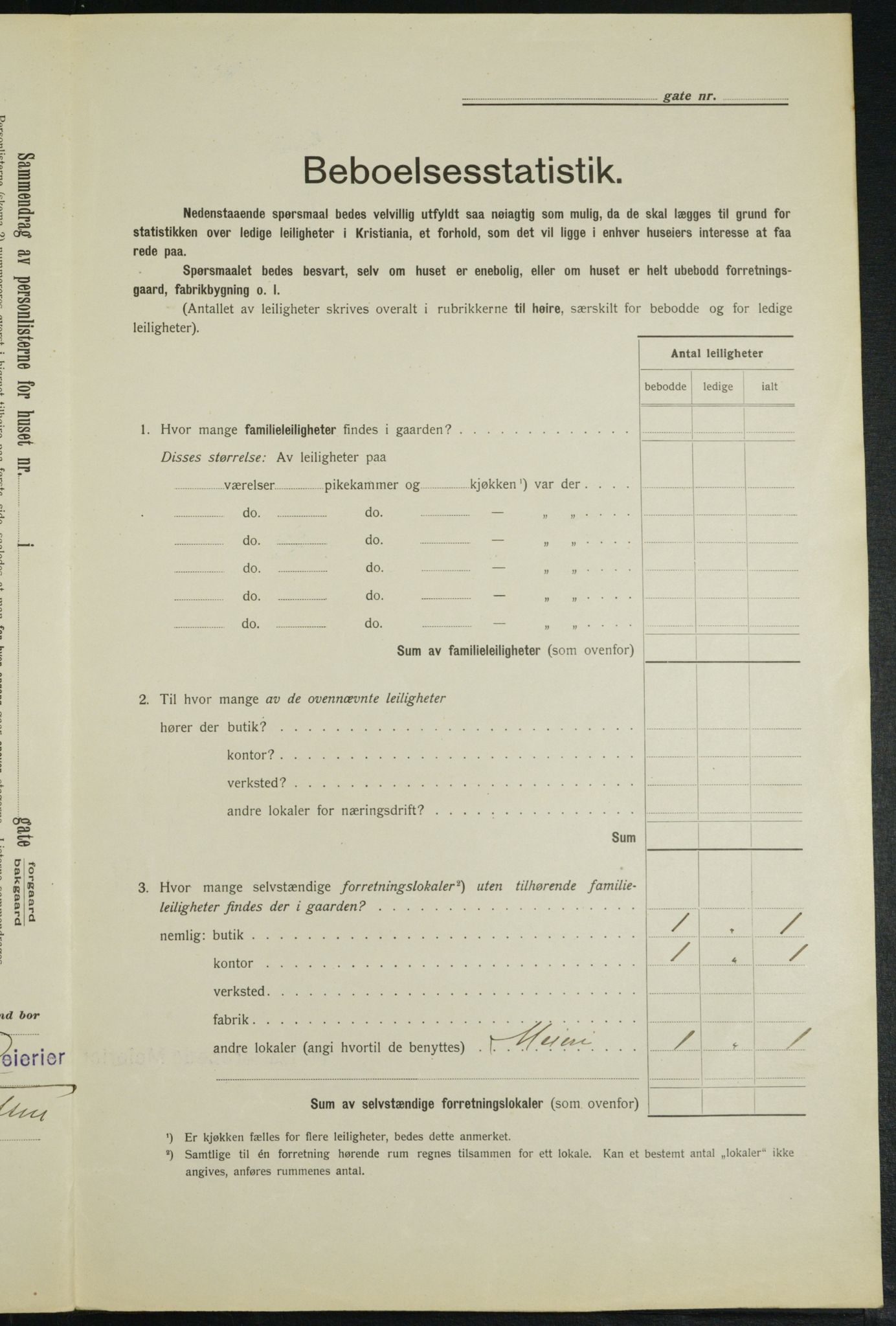 OBA, Kommunal folketelling 1.2.1913 for Kristiania, 1913, s. 128079