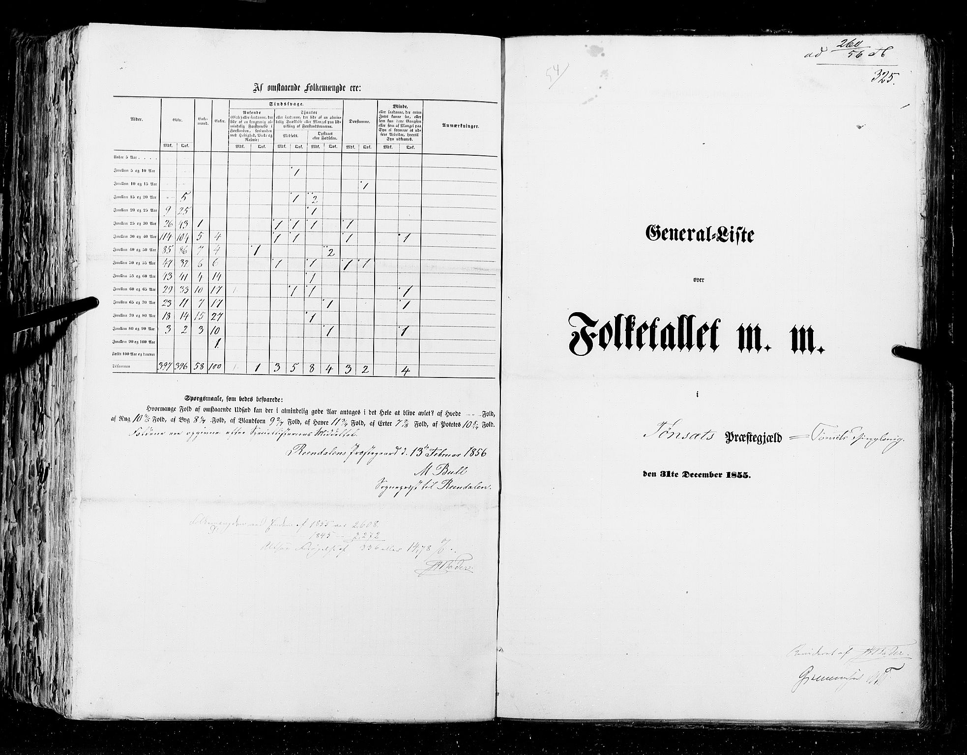 RA, Folketellingen 1855, bind 1: Akershus amt, Smålenenes amt og Hedemarken amt, 1855, s. 325