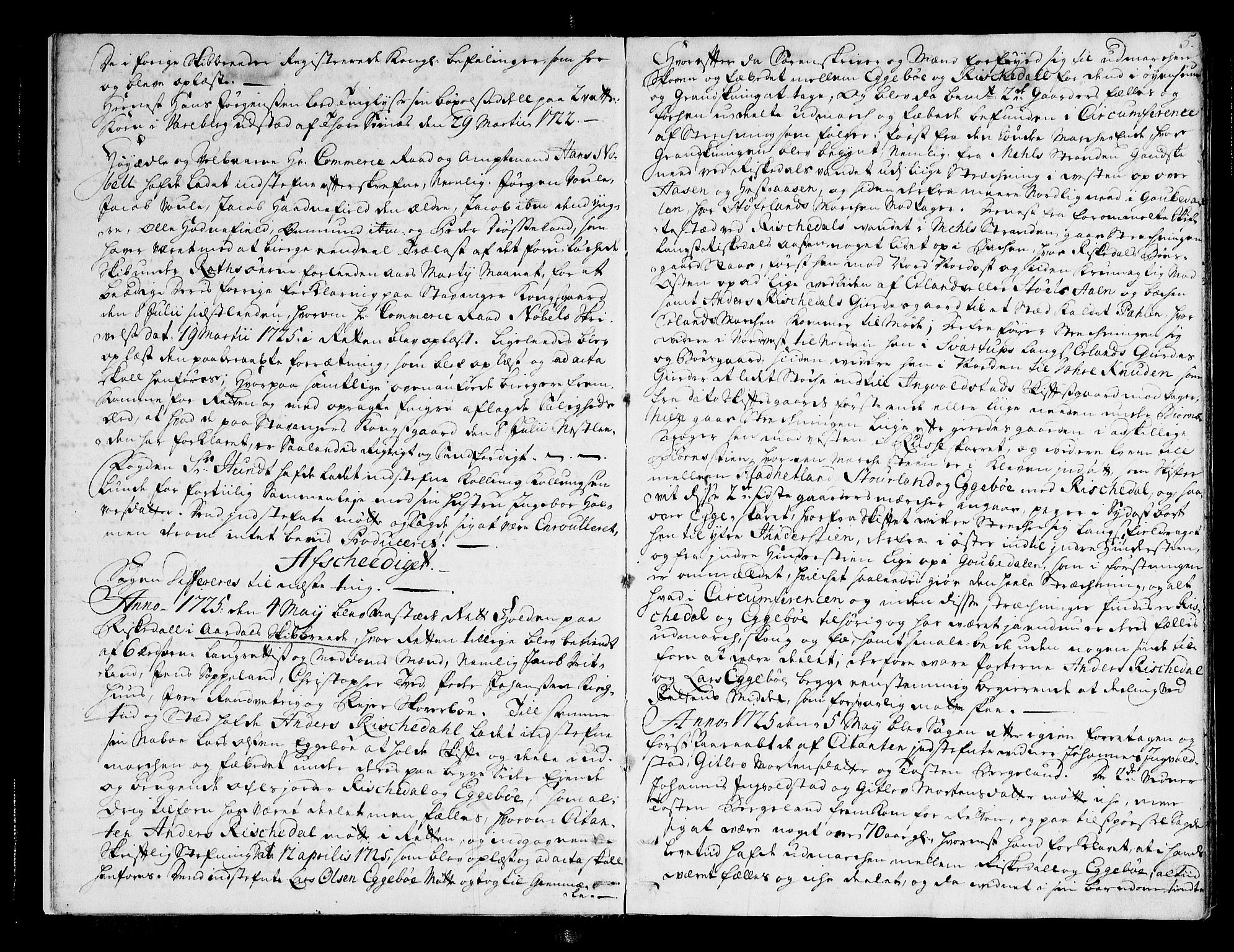 Ryfylke tingrett, AV/SAST-A-100055/001/I/IB/IBBa/L0045: Tingbok, Karmsund og Hesby, 1725-1728, s. 4b-5a