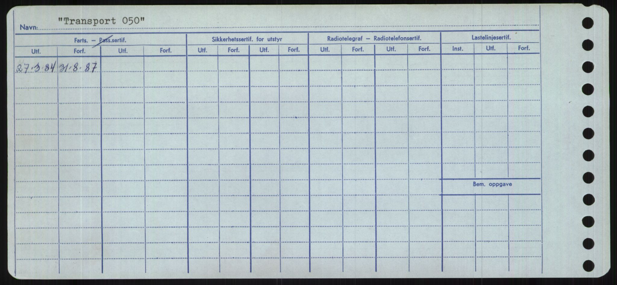 Sjøfartsdirektoratet med forløpere, Skipsmålingen, RA/S-1627/H/Hc/L0001: Lektere, A-Y, s. 548