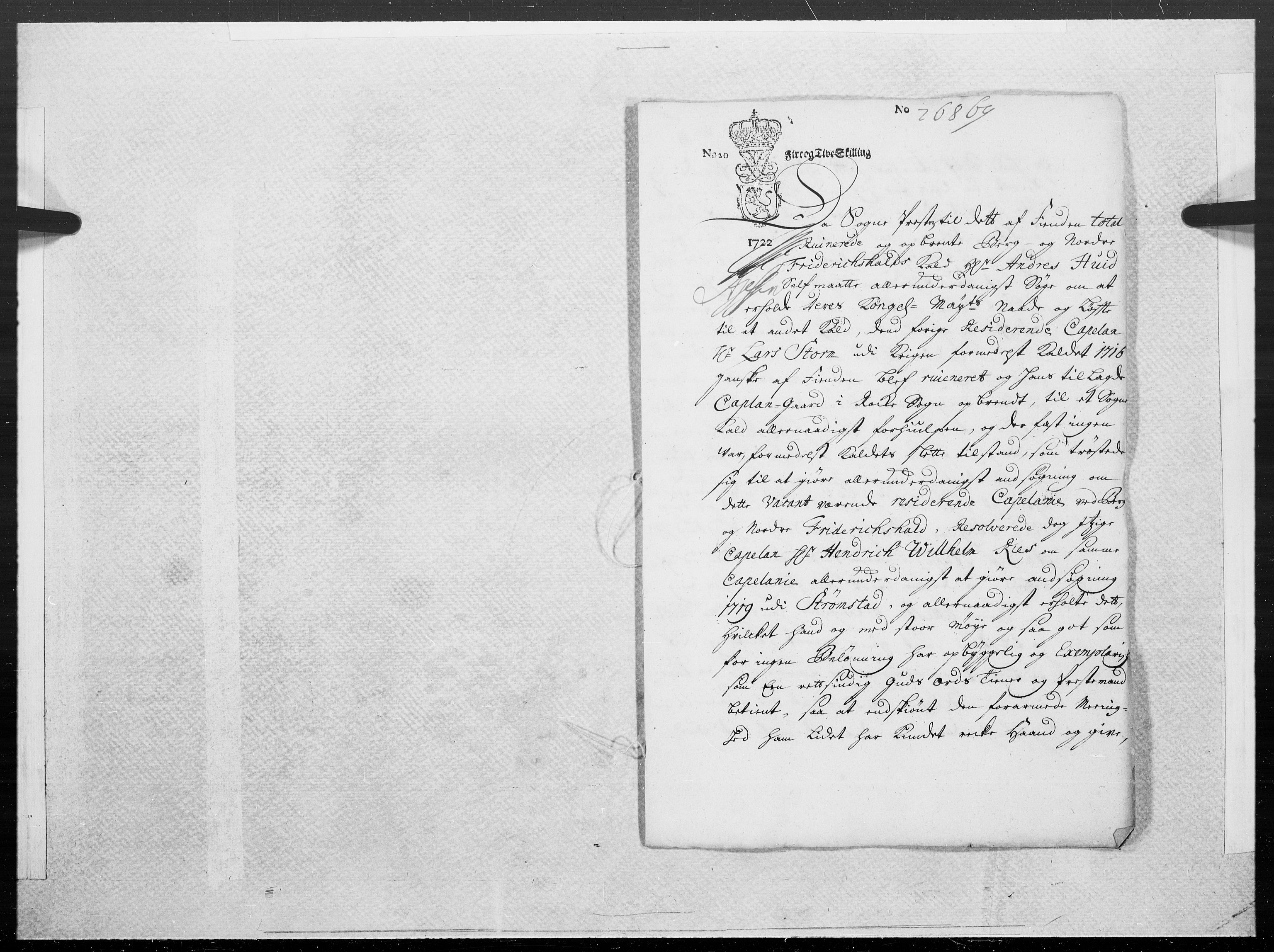 Danske Kanselli 1572-1799, AV/RA-EA-3023/F/Fc/Fcc/Fcca/L0093: Norske innlegg 1572-1799, 1723, s. 466
