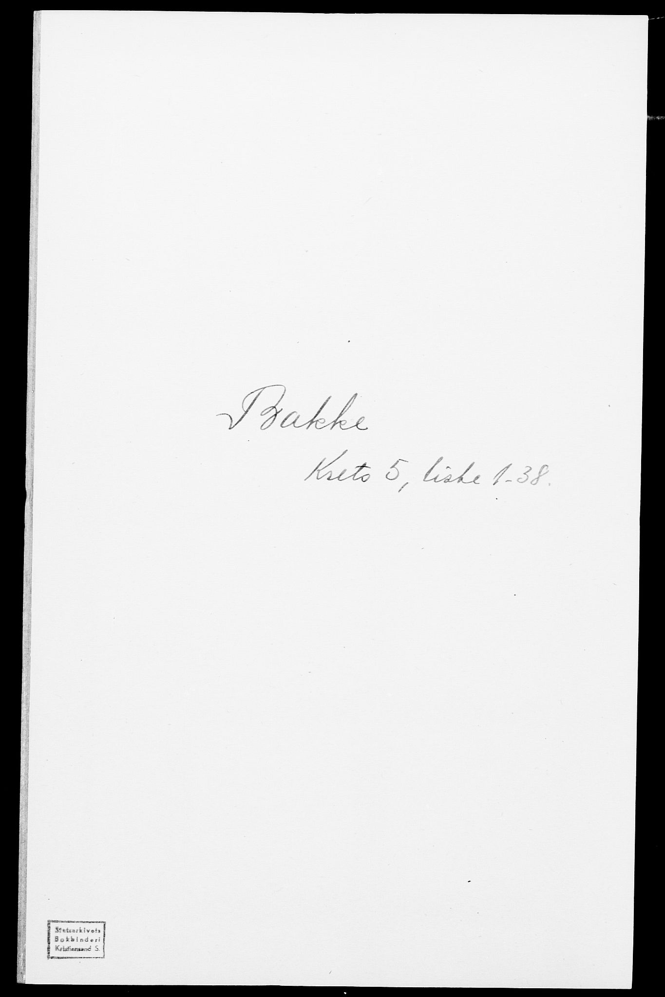 SAK, Folketelling 1875 for 1045P Bakke prestegjeld, 1875, s. 483