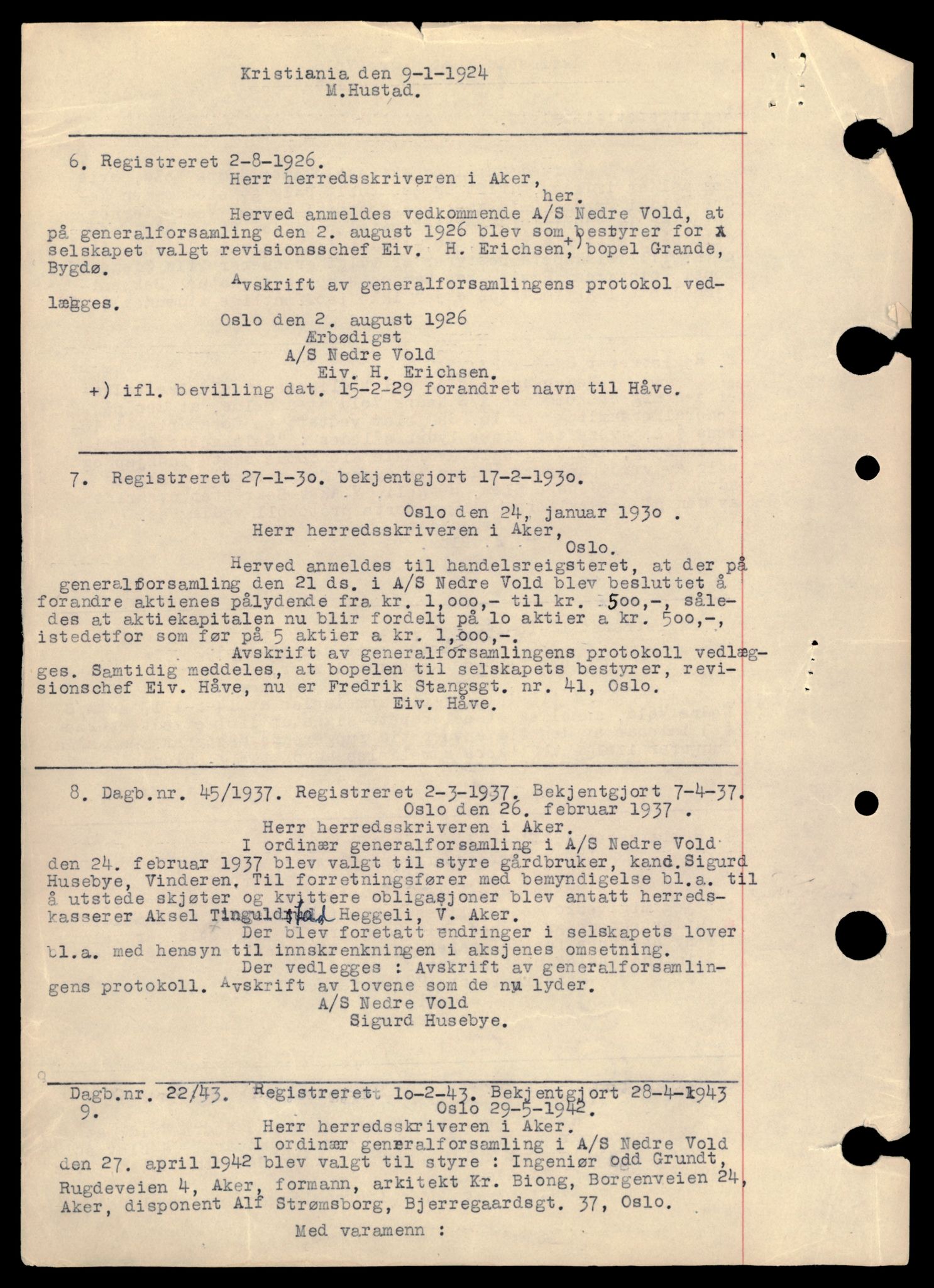 Asker og Bærum tingrett, AV/SAT-A-10379/K/Kb/Kba/L0013: Slettede aksjeselskap i Østre Bærum, N - Sc, 1890-1972, s. 2