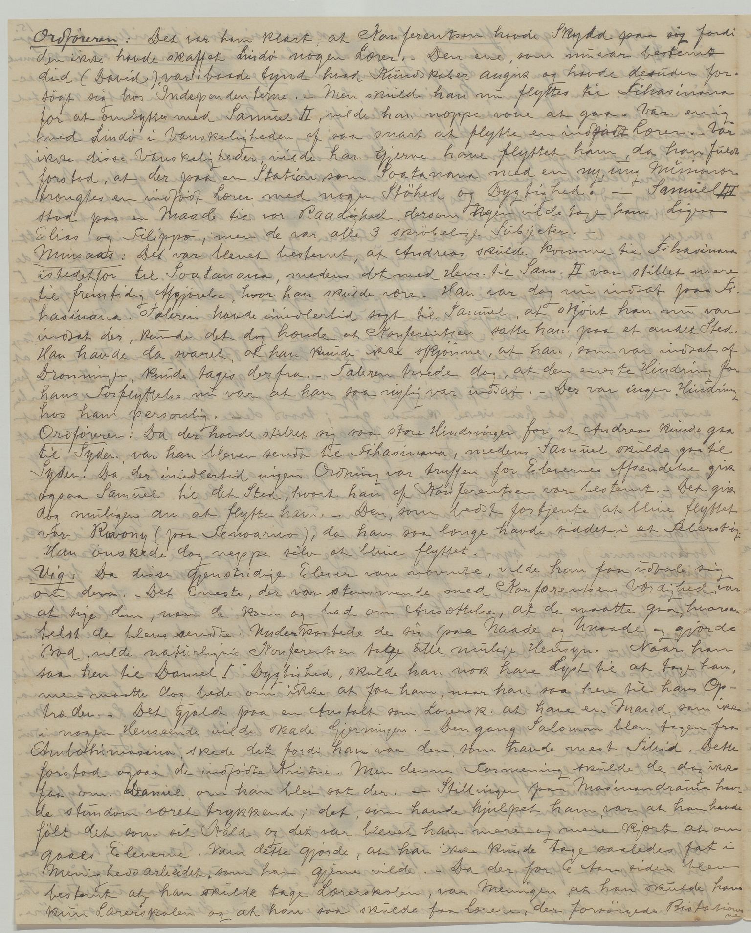 Det Norske Misjonsselskap - hovedadministrasjonen, VID/MA-A-1045/D/Da/Daa/L0035/0012: Konferansereferat og årsberetninger / Konferansereferat fra Madagaskar Innland., 1881