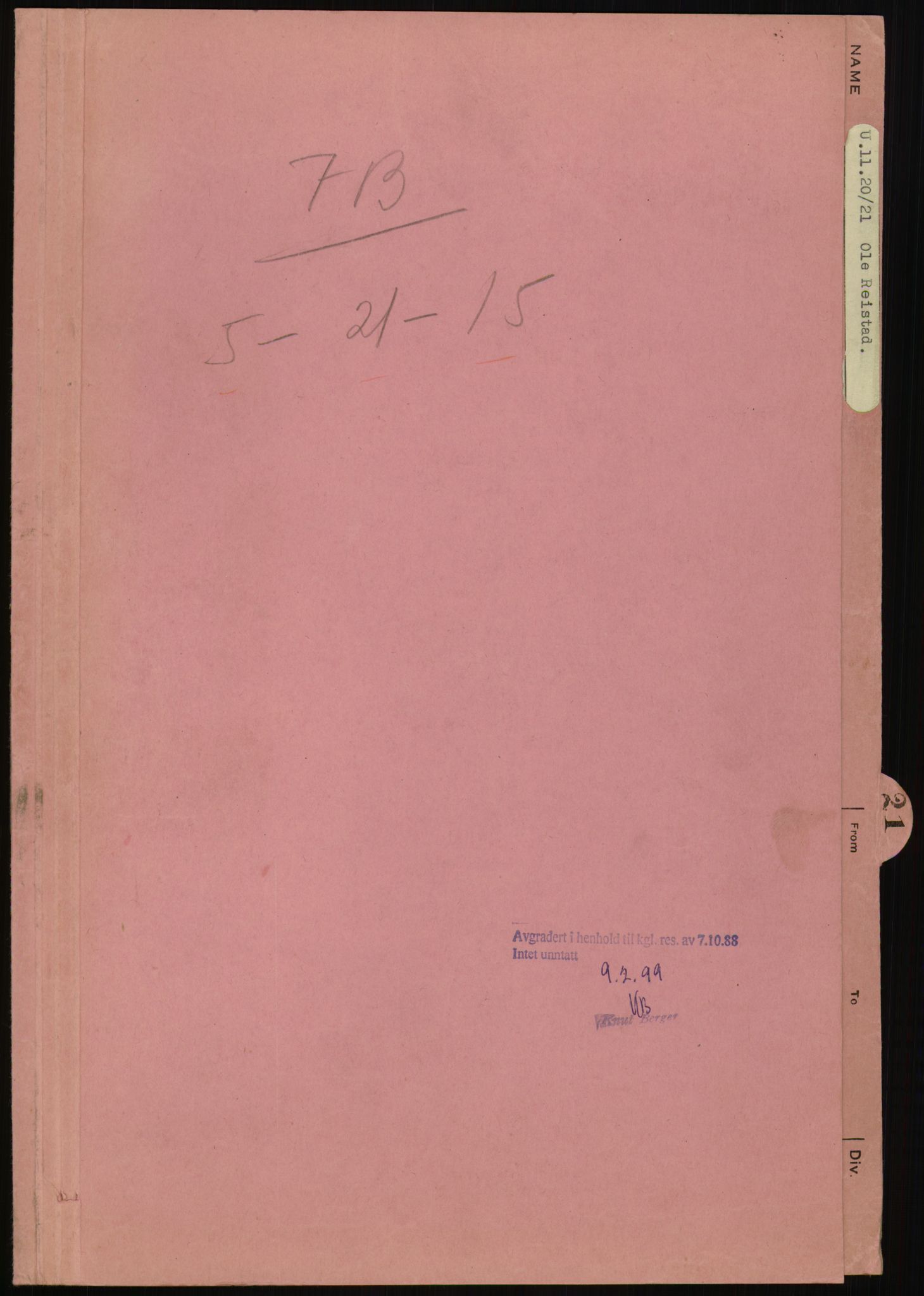 Lie, Trygve, RA/PA-1407/D/L0003: Blandet korrespondanse., 1940-1948, s. 289