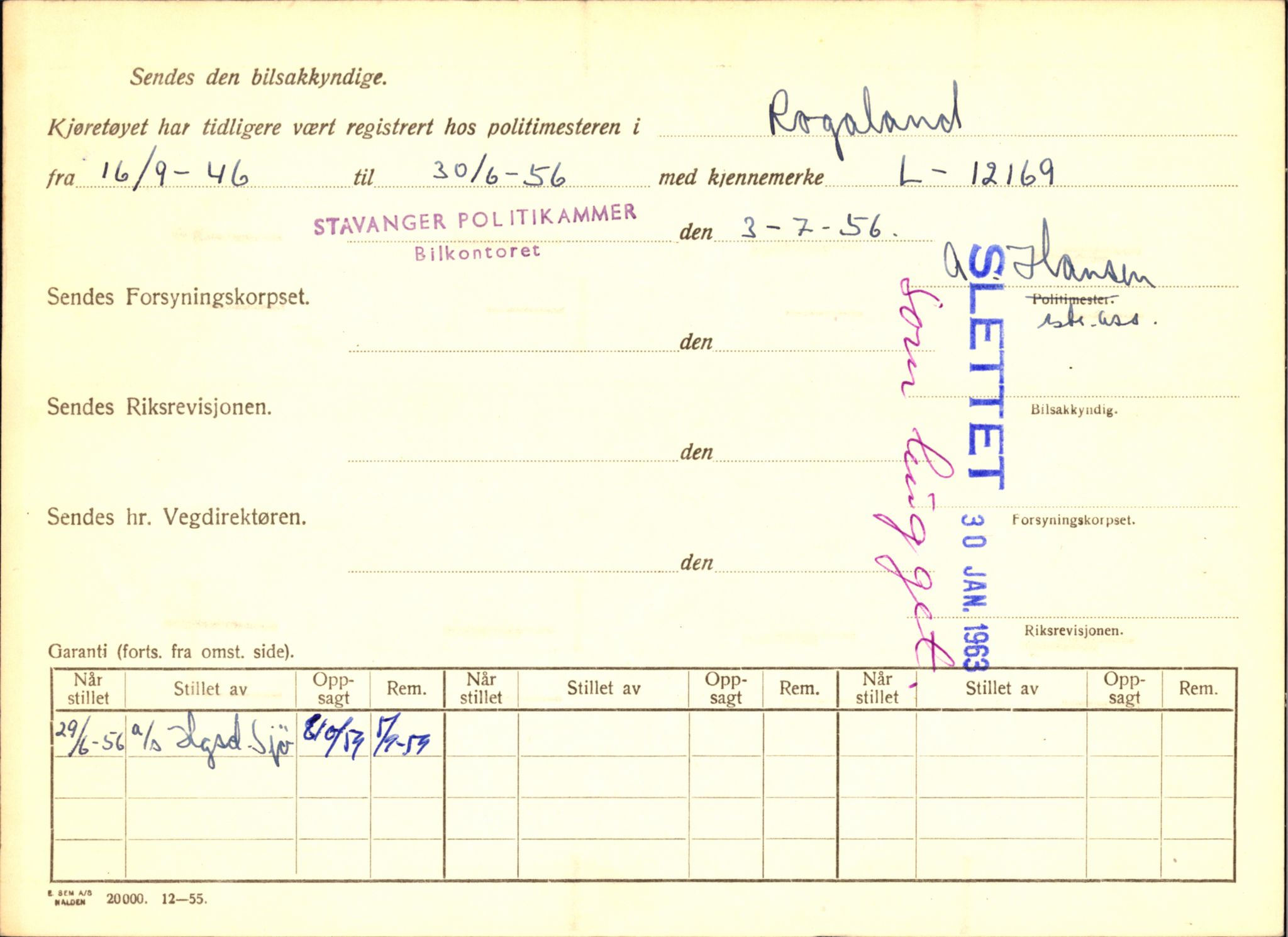 Stavanger trafikkstasjon, AV/SAST-A-101942/0/F/L0014: L-5080 - L-5499, 1930-1971, s. 1160