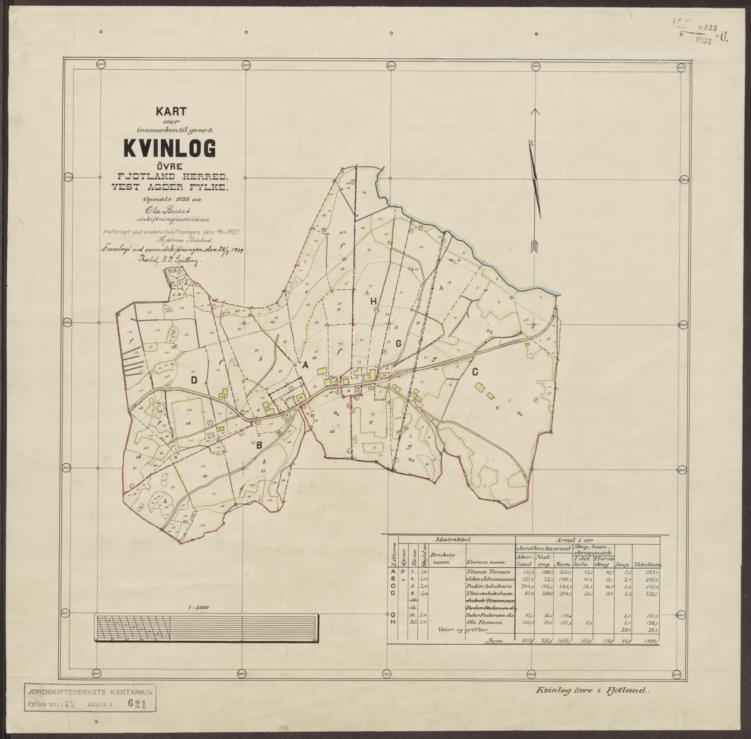 Jordskifteverkets kartarkiv, AV/RA-S-3929/T, 1859-1988, s. 746