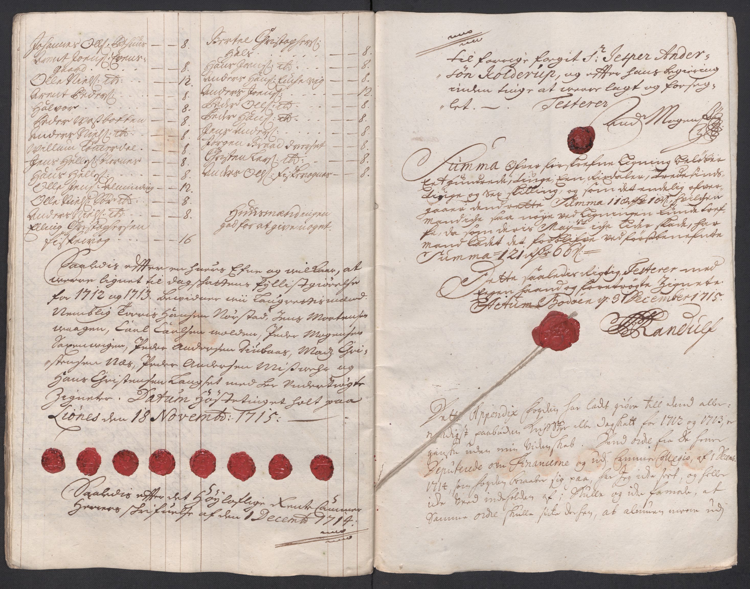 Rentekammeret inntil 1814, Reviderte regnskaper, Fogderegnskap, AV/RA-EA-4092/R66/L4585: Fogderegnskap Salten, 1715, s. 132