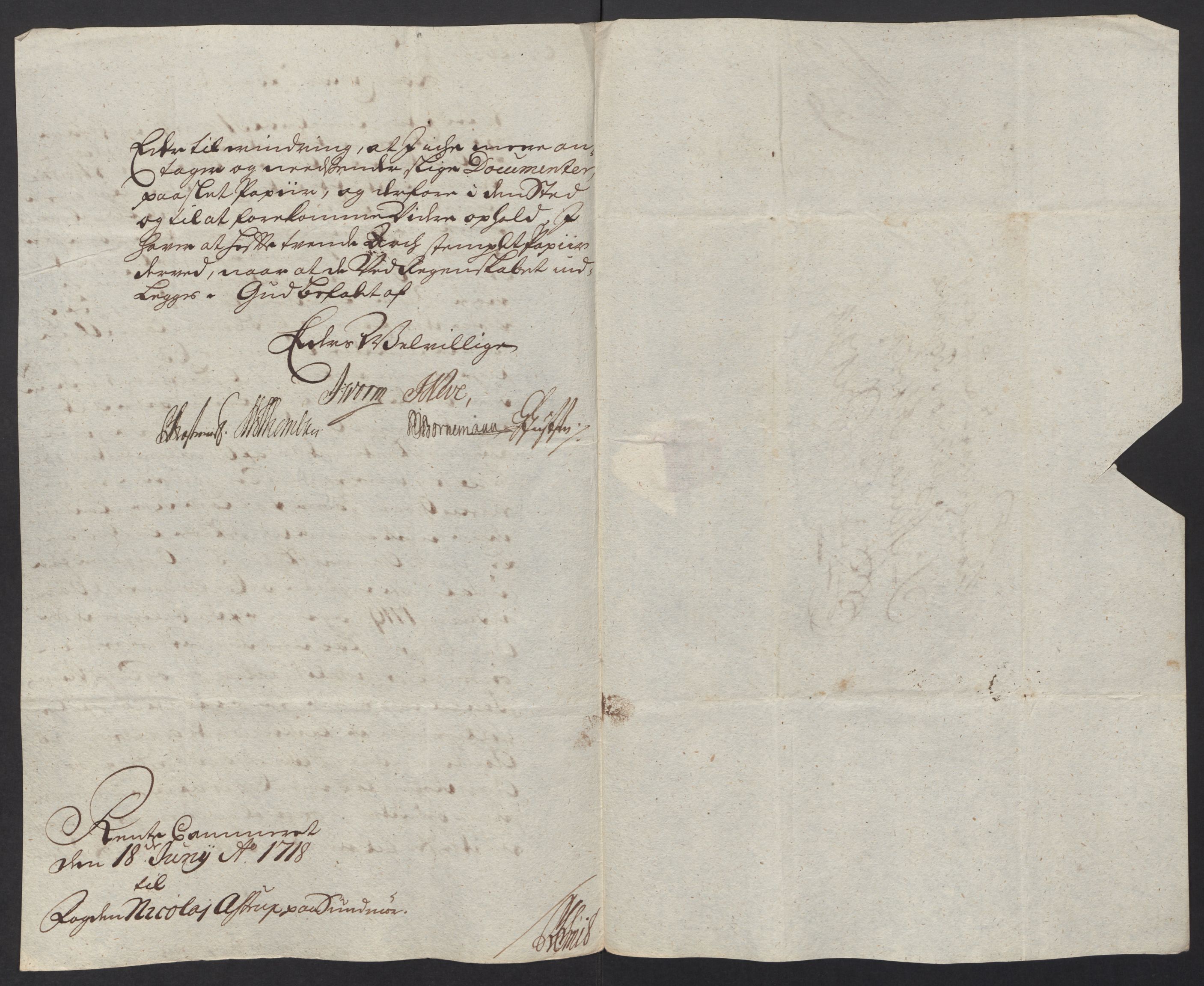 Rentekammeret inntil 1814, Reviderte regnskaper, Fogderegnskap, AV/RA-EA-4092/R54/L3570: Fogderegnskap Sunnmøre, 1718, s. 164