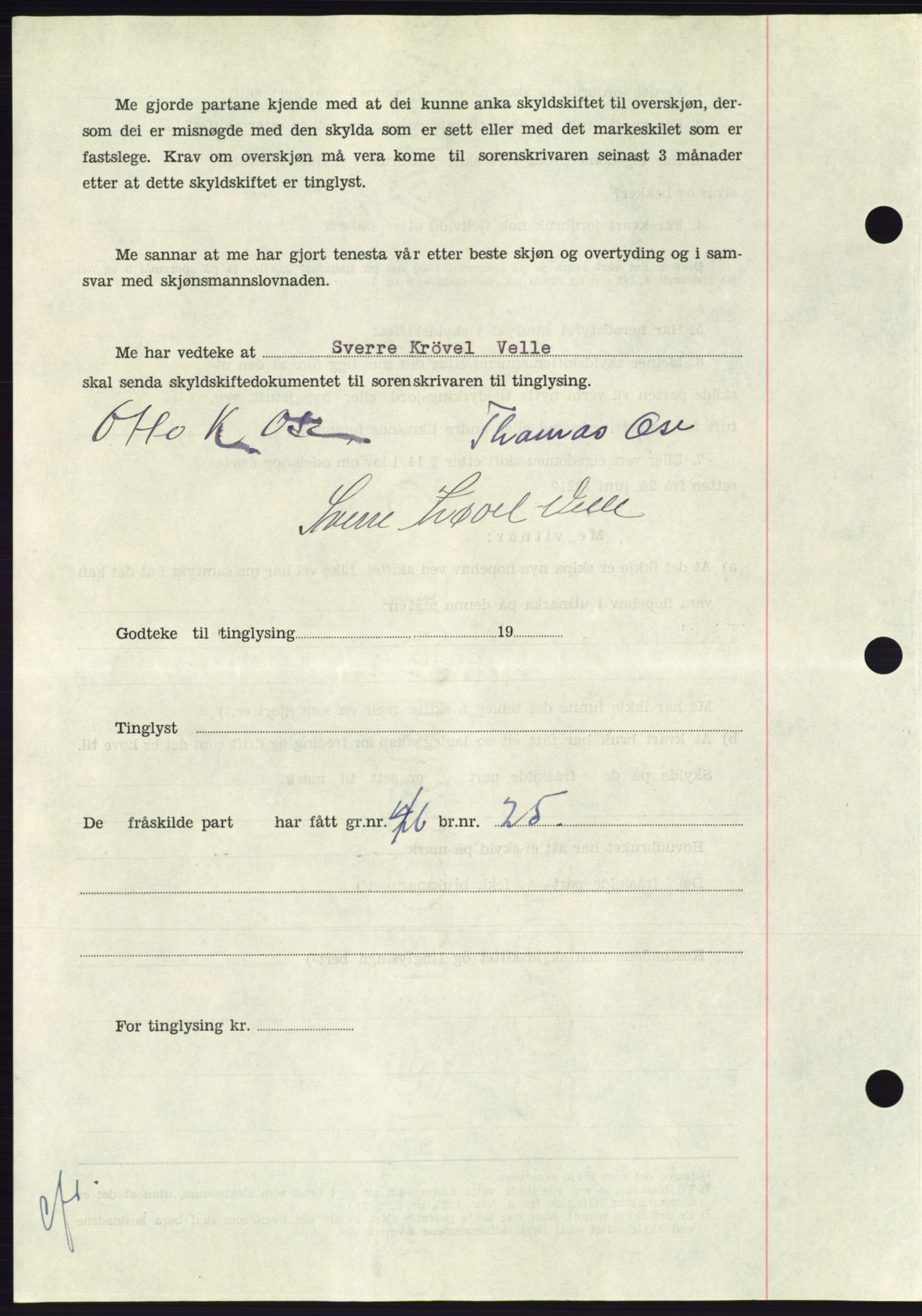 Søre Sunnmøre sorenskriveri, AV/SAT-A-4122/1/2/2C/L0100: Pantebok nr. 26A, 1954-1955, Dagboknr: 756/1955