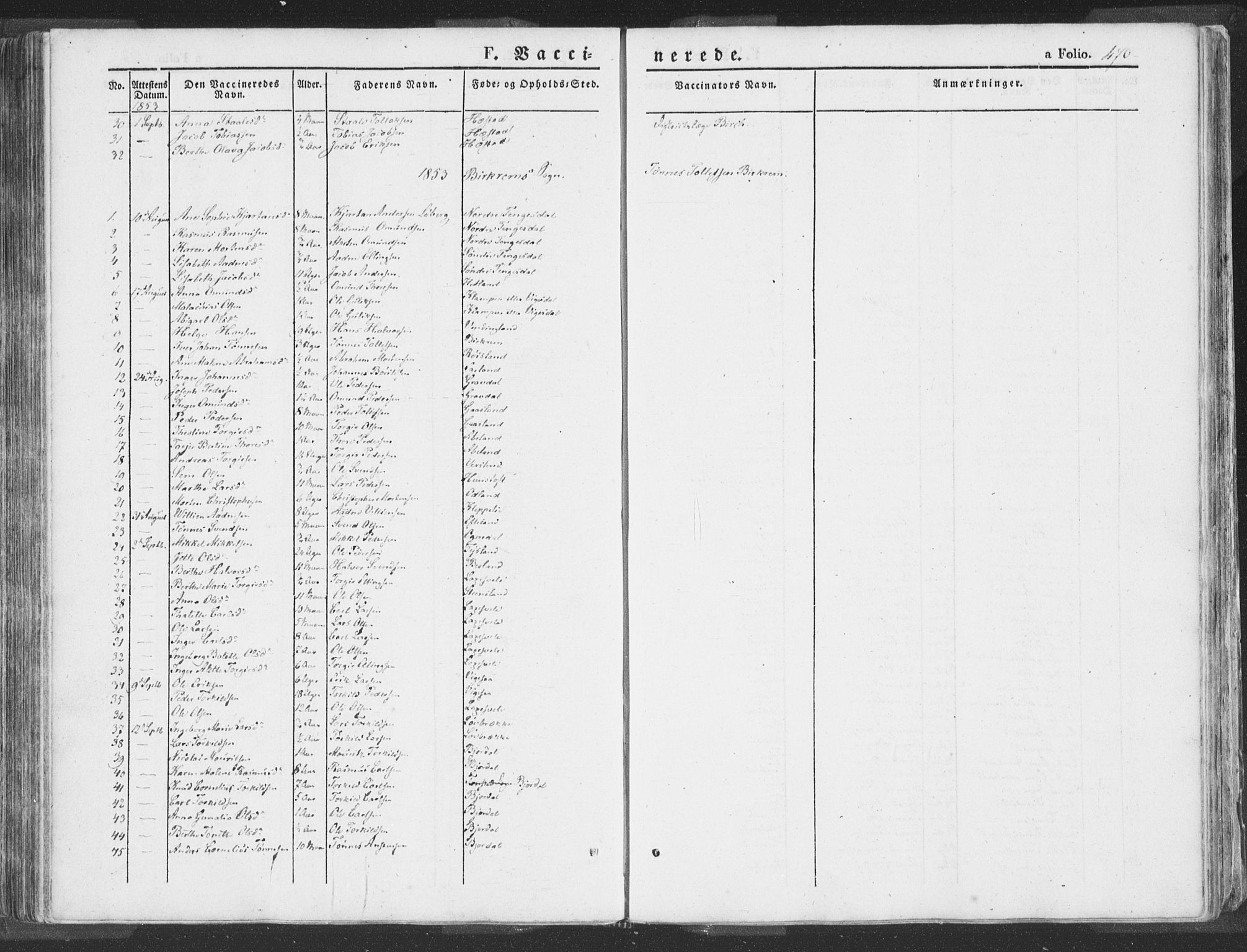 Helleland sokneprestkontor, SAST/A-101810: Ministerialbok nr. A 6.2, 1834-1863, s. 470