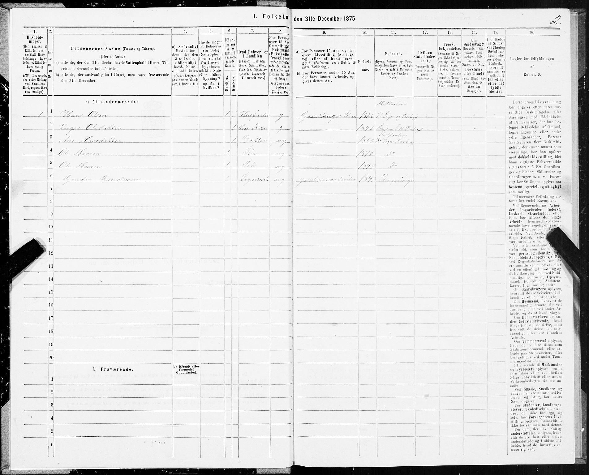 SAT, Folketelling 1875 for 1645P Haltdalen prestegjeld, 1875, s. 1002