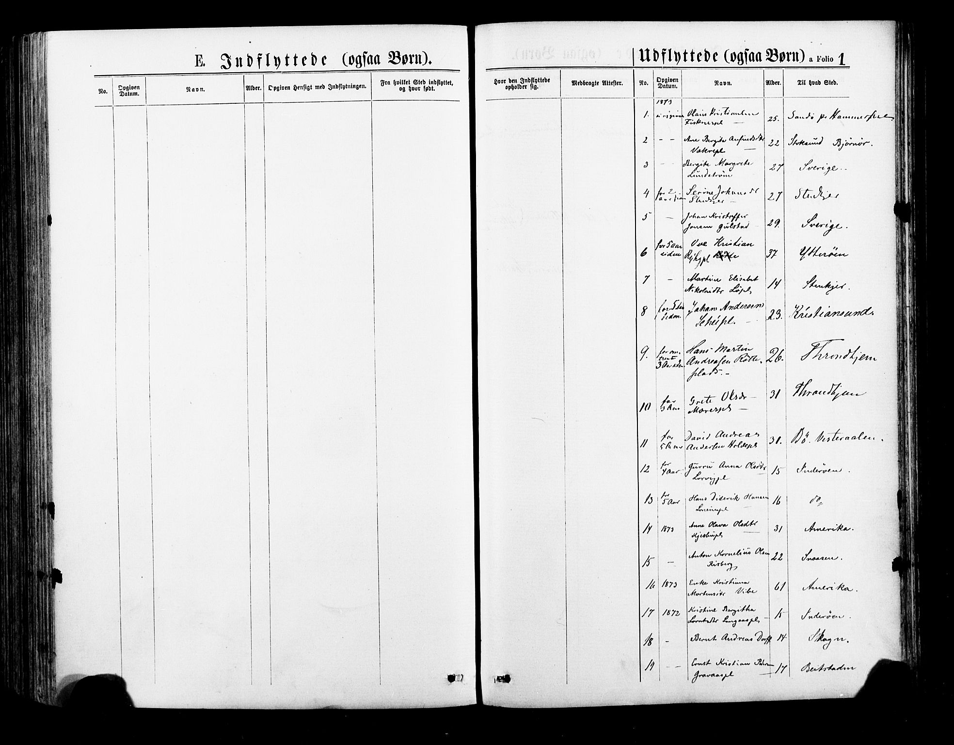 Ministerialprotokoller, klokkerbøker og fødselsregistre - Nord-Trøndelag, SAT/A-1458/735/L0348: Ministerialbok nr. 735A09 /1, 1873-1883, s. 1
