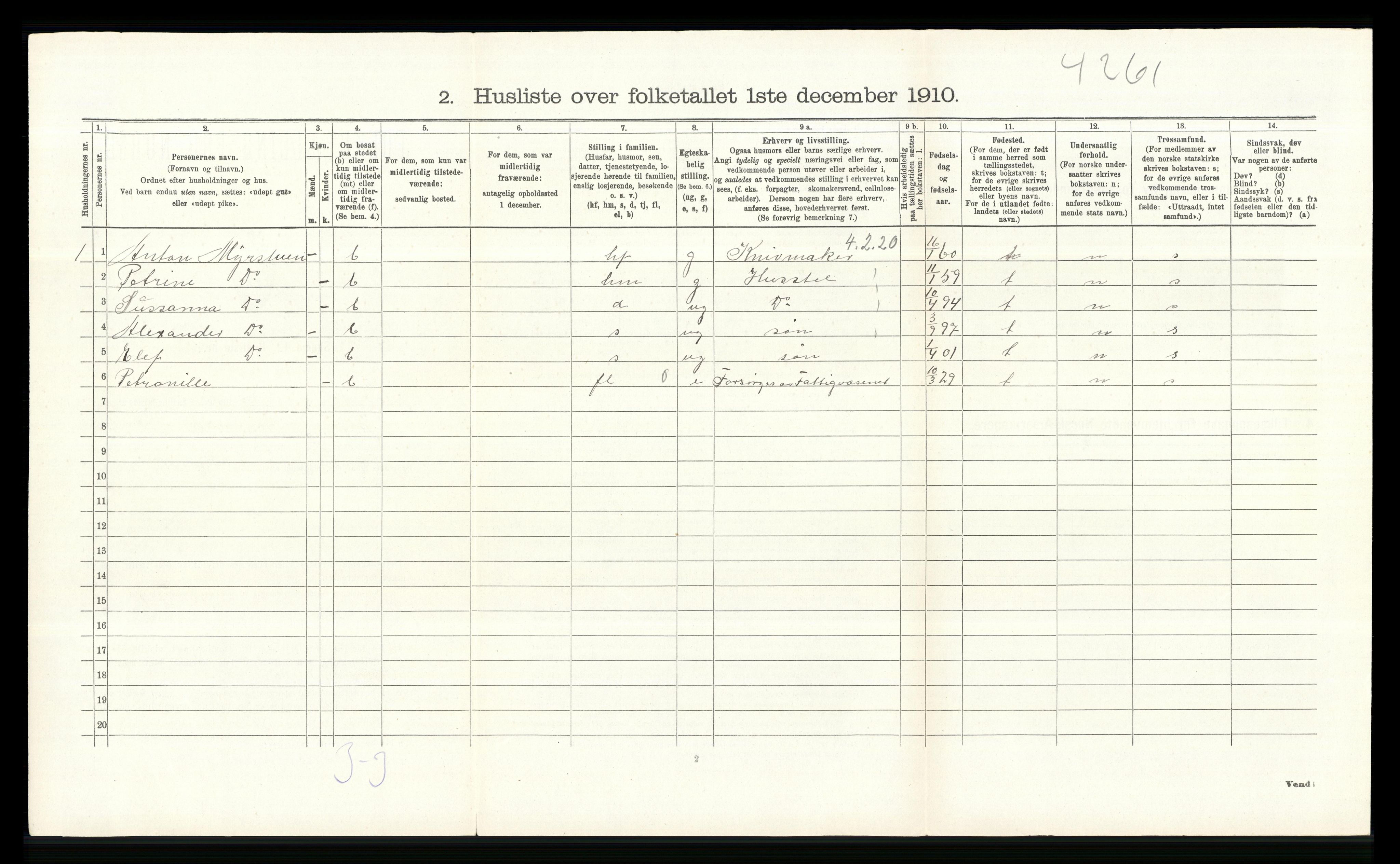 RA, Folketelling 1910 for 0529 Vestre Toten herred, 1910, s. 362