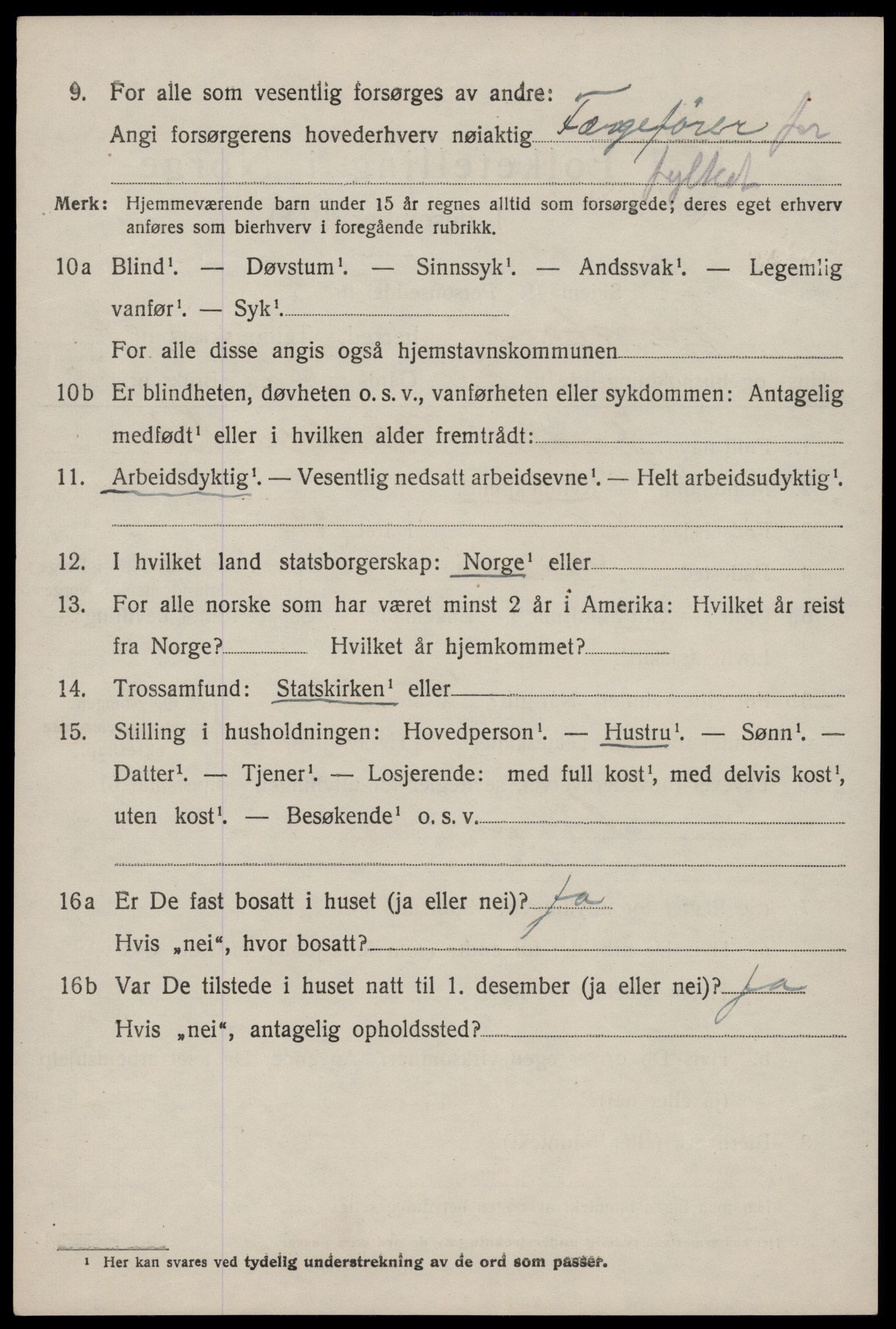 SAST, Folketelling 1920 for 1152 Torvastad herred, 1920, s. 3855