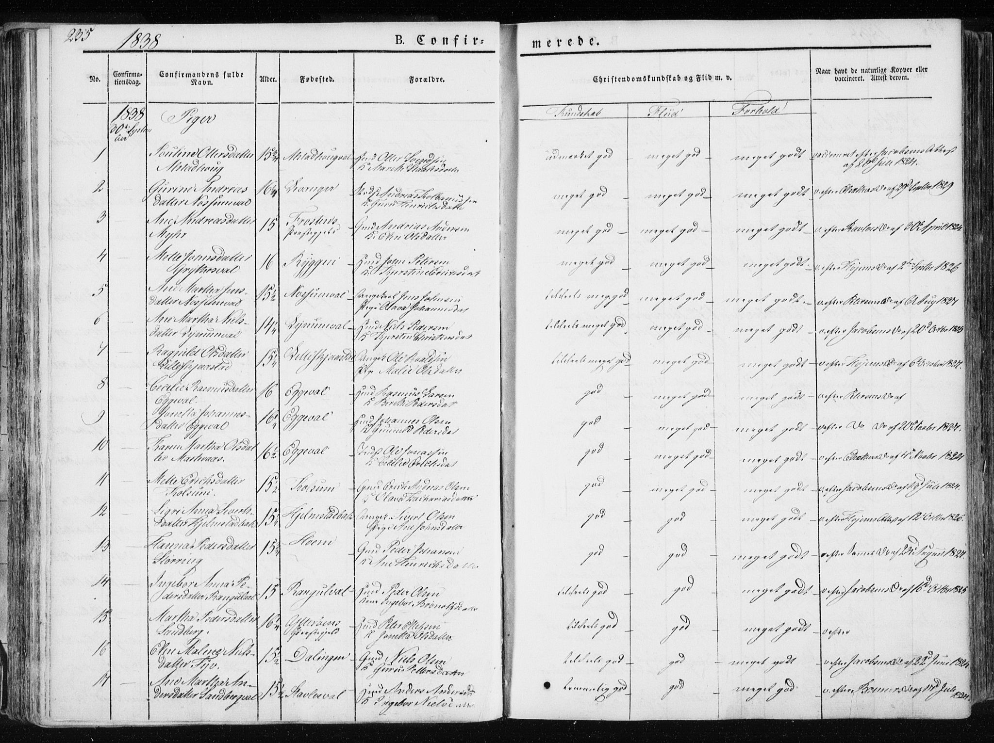 Ministerialprotokoller, klokkerbøker og fødselsregistre - Nord-Trøndelag, SAT/A-1458/717/L0154: Ministerialbok nr. 717A06 /1, 1836-1849, s. 235