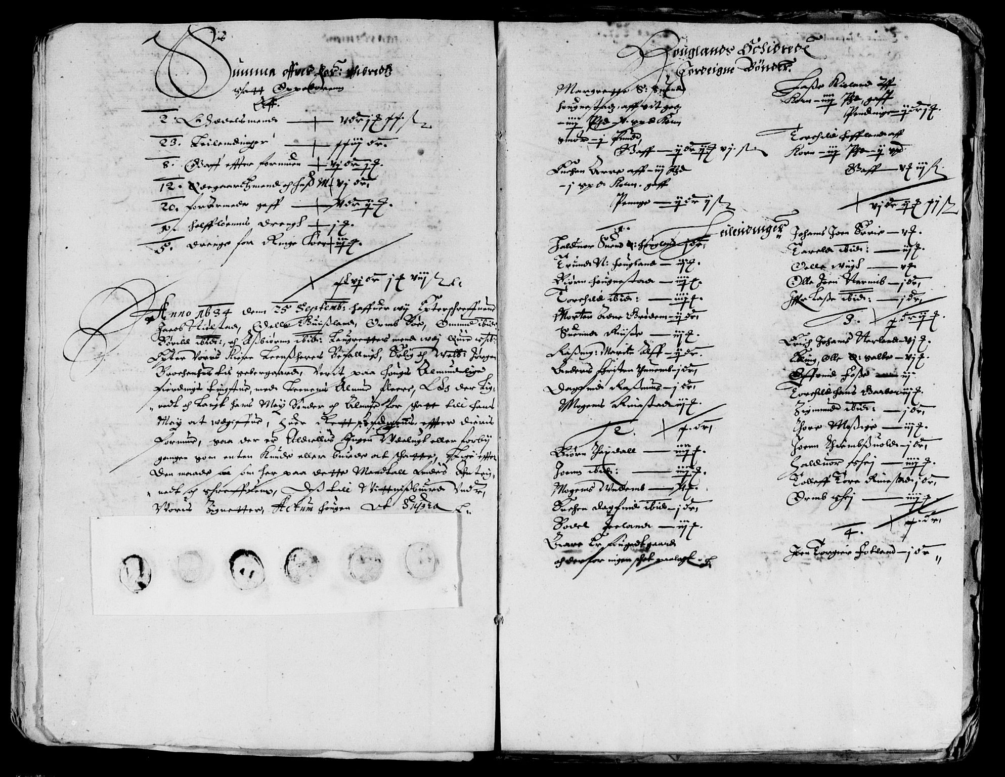 Rentekammeret inntil 1814, Reviderte regnskaper, Lensregnskaper, AV/RA-EA-5023/R/Rb/Rbs/L0019: Stavanger len, 1634-1636