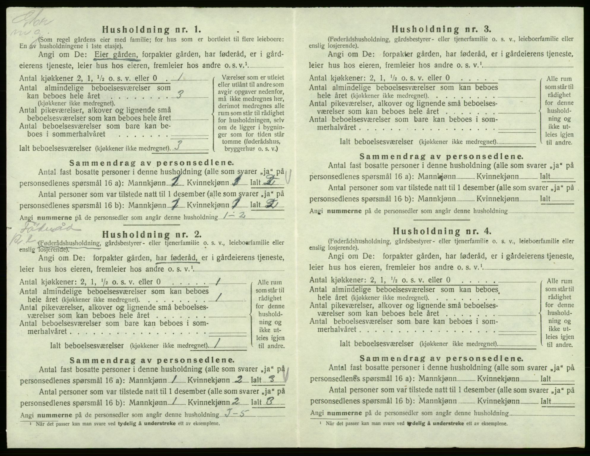 SAB, Folketelling 1920 for 1219 Bømlo herred, 1920, s. 25