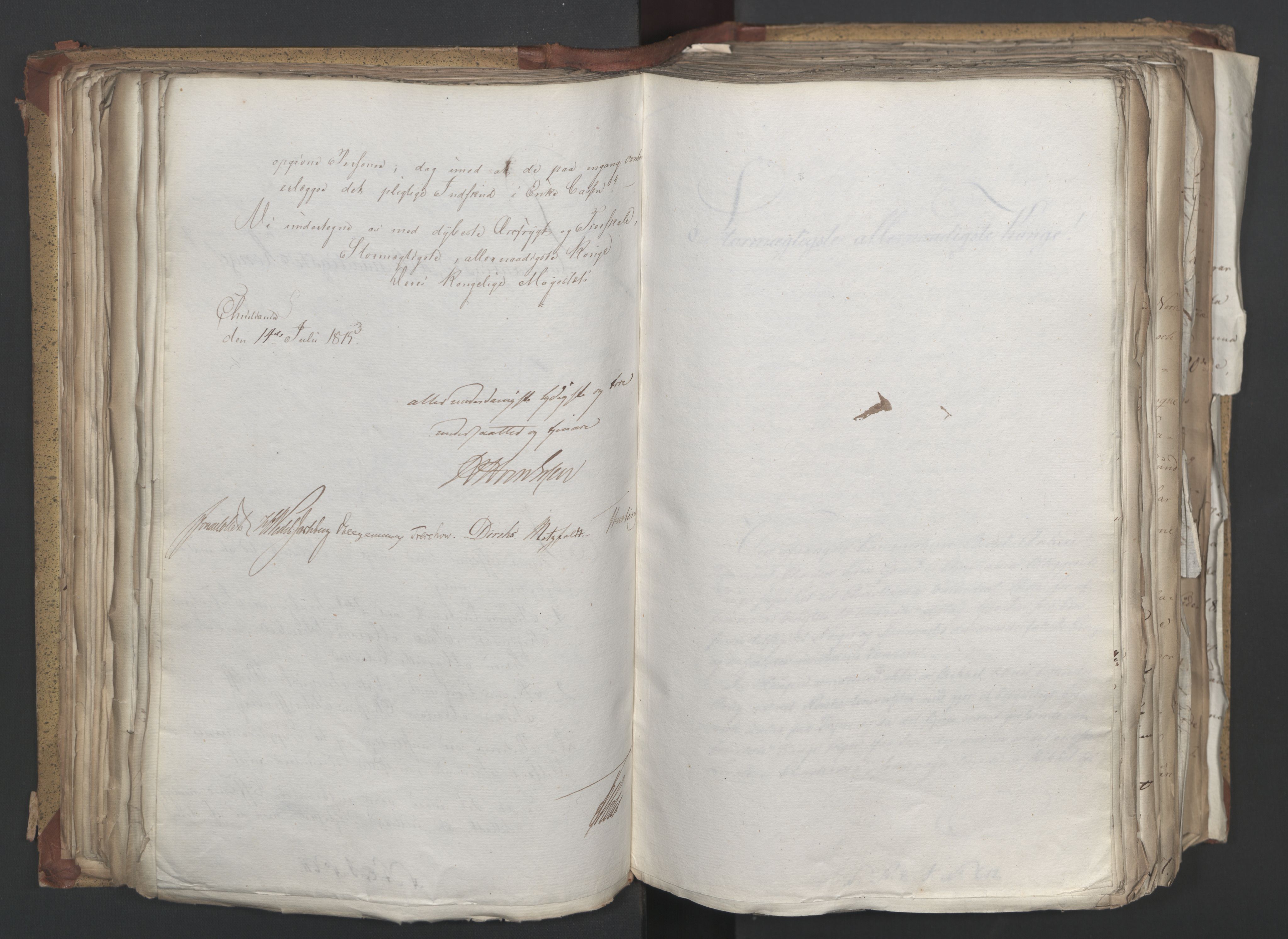 Statsrådsavdelingen i Stockholm, AV/RA-S-1003/D/Da/L0003: Regjeringsinnstillinger nr. 519-787, 1815, s. 190