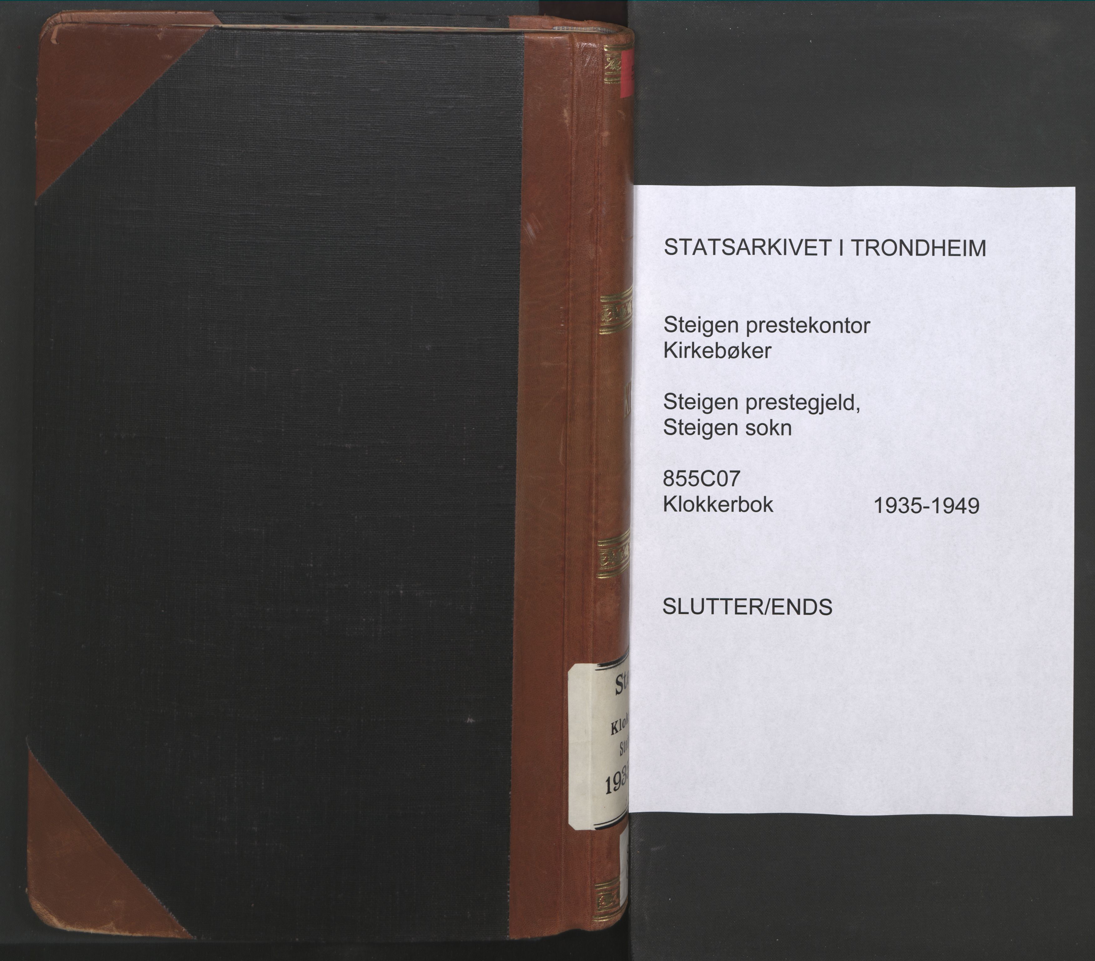 Ministerialprotokoller, klokkerbøker og fødselsregistre - Nordland, AV/SAT-A-1459/855/L0818: Klokkerbok nr. 855C07, 1935-1949