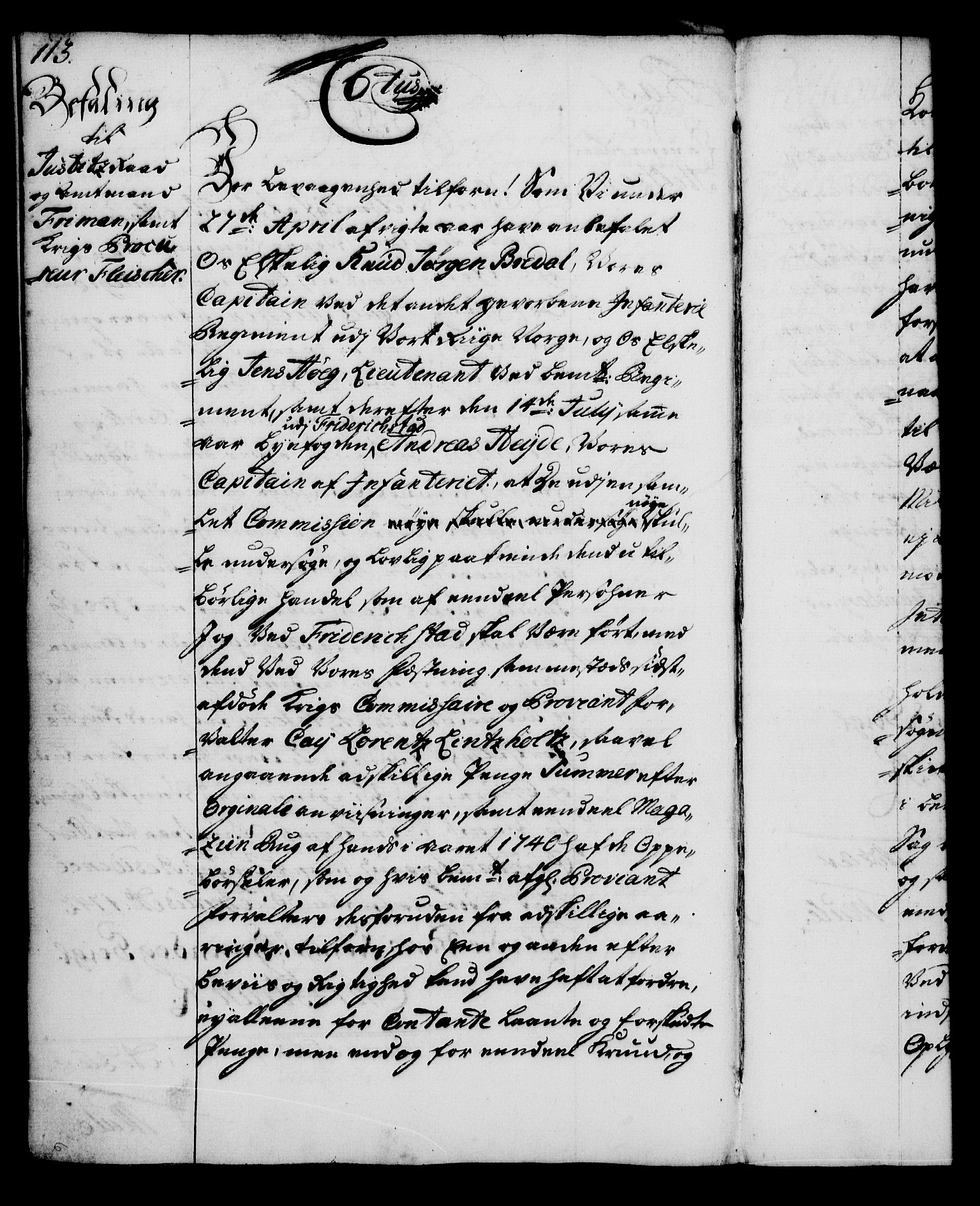 Rentekammeret, Kammerkanselliet, AV/RA-EA-3111/G/Gg/Gga/L0005: Norsk ekspedisjonsprotokoll med register (merket RK 53.5), 1741-1749, s. 113
