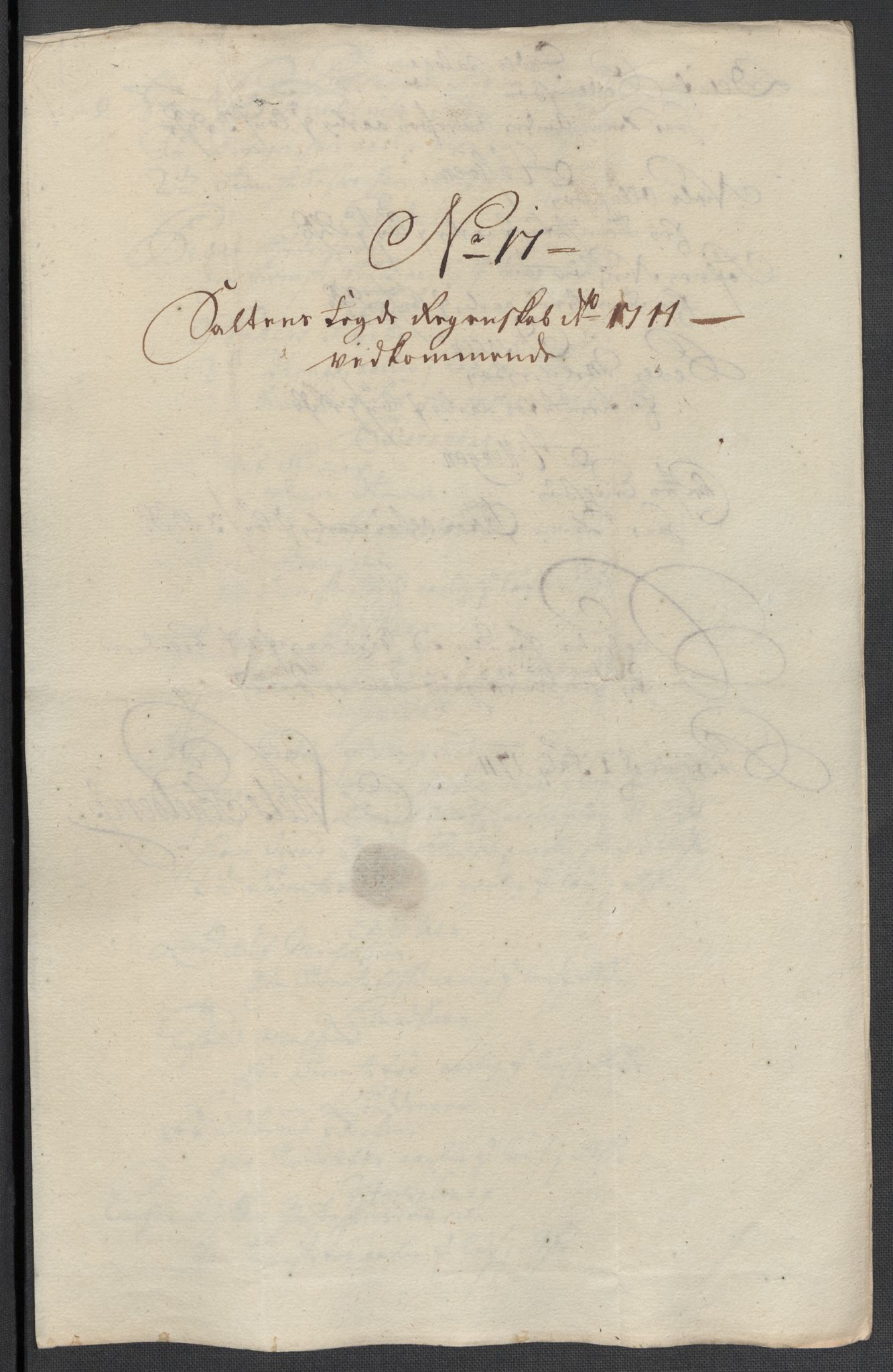 Rentekammeret inntil 1814, Reviderte regnskaper, Fogderegnskap, AV/RA-EA-4092/R66/L4582: Fogderegnskap Salten, 1711-1712, s. 183