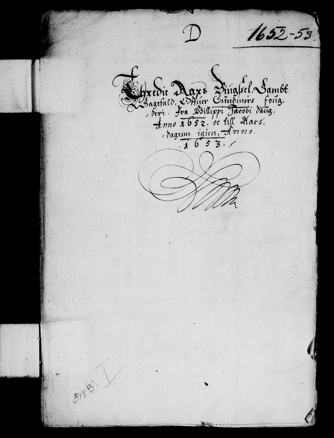 Rentekammeret inntil 1814, Reviderte regnskaper, Lensregnskaper, AV/RA-EA-5023/R/Rb/Rbt/L0122: Bergenhus len, 1652-1653