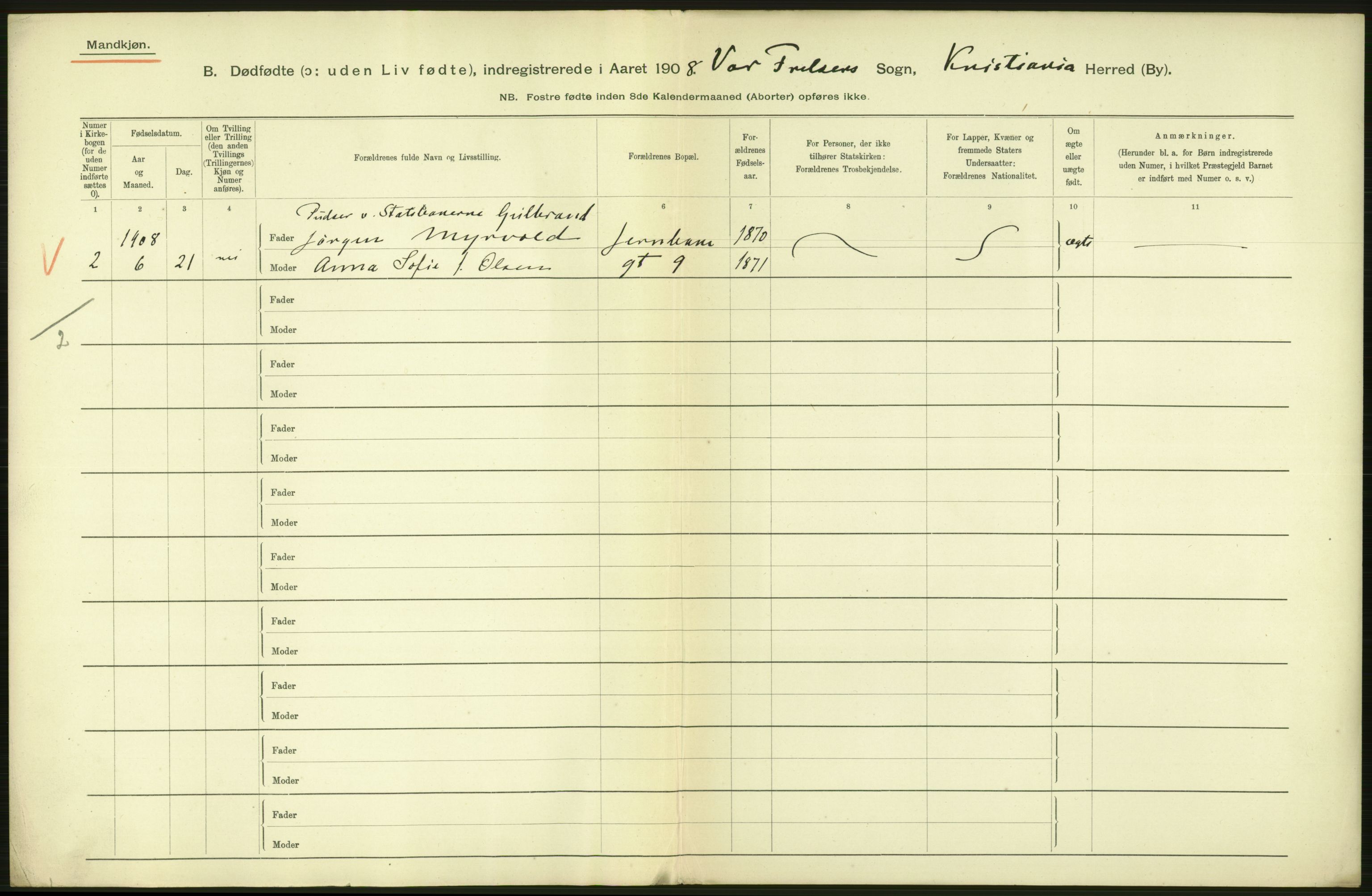 Statistisk sentralbyrå, Sosiodemografiske emner, Befolkning, AV/RA-S-2228/D/Df/Dfa/Dfaf/L0009: Kristiania: Døde, dødfødte., 1908, s. 412