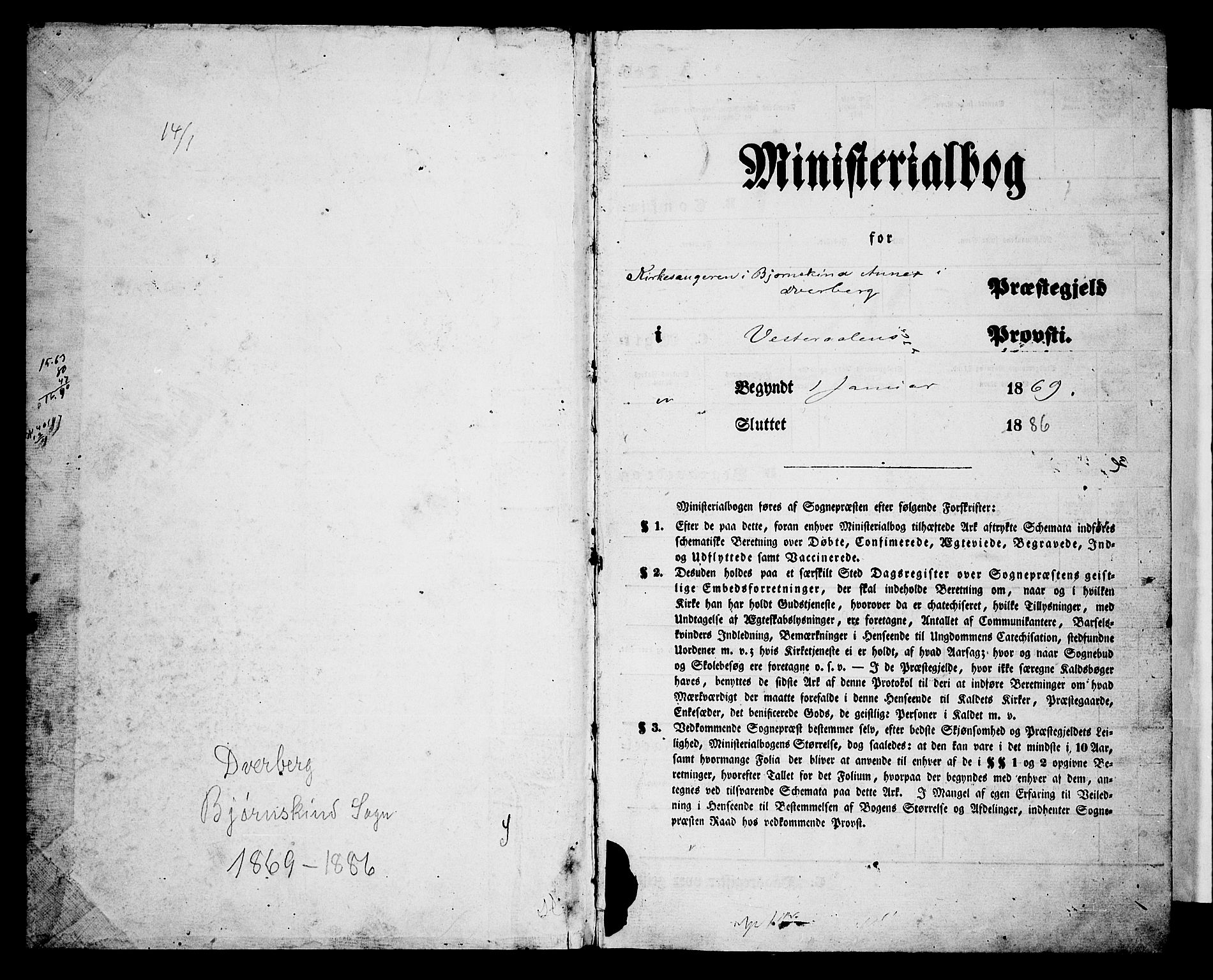 Ministerialprotokoller, klokkerbøker og fødselsregistre - Nordland, SAT/A-1459/898/L1426: Klokkerbok nr. 898C01, 1869-1886