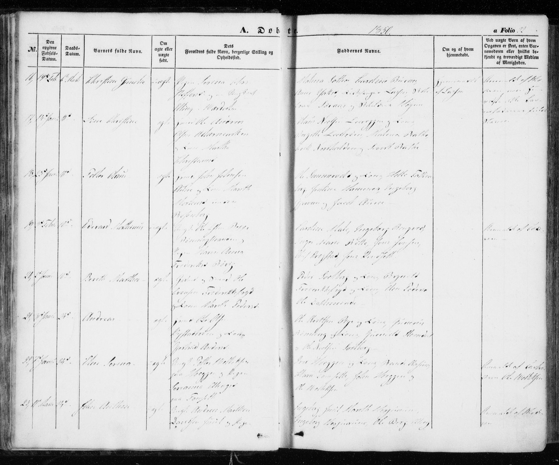 Ministerialprotokoller, klokkerbøker og fødselsregistre - Sør-Trøndelag, SAT/A-1456/606/L0291: Ministerialbok nr. 606A06, 1848-1856, s. 32