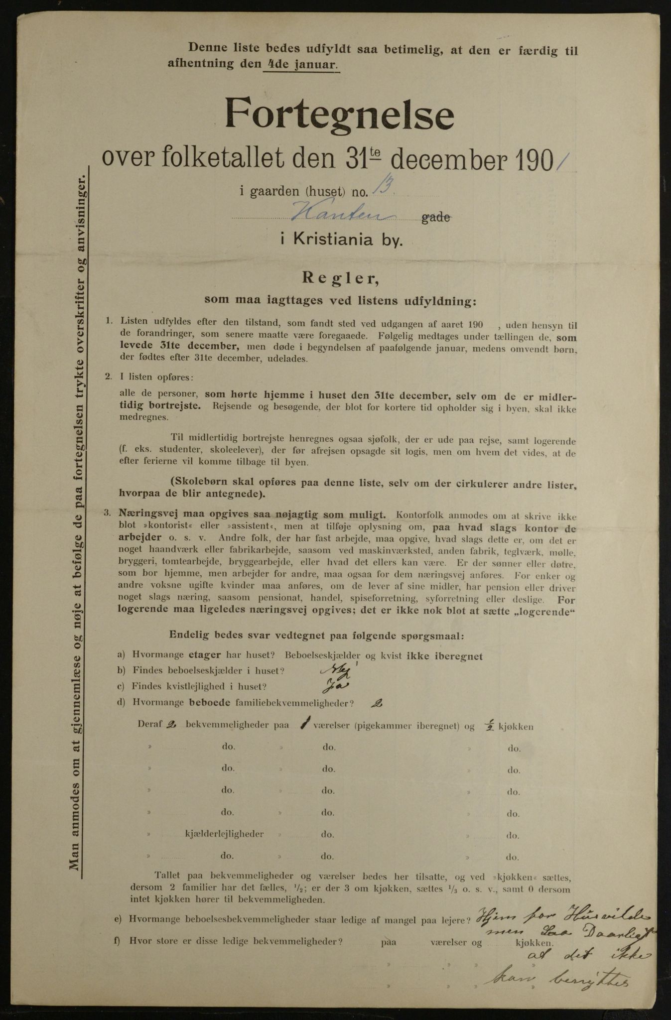 OBA, Kommunal folketelling 31.12.1901 for Kristiania kjøpstad, 1901, s. 7529