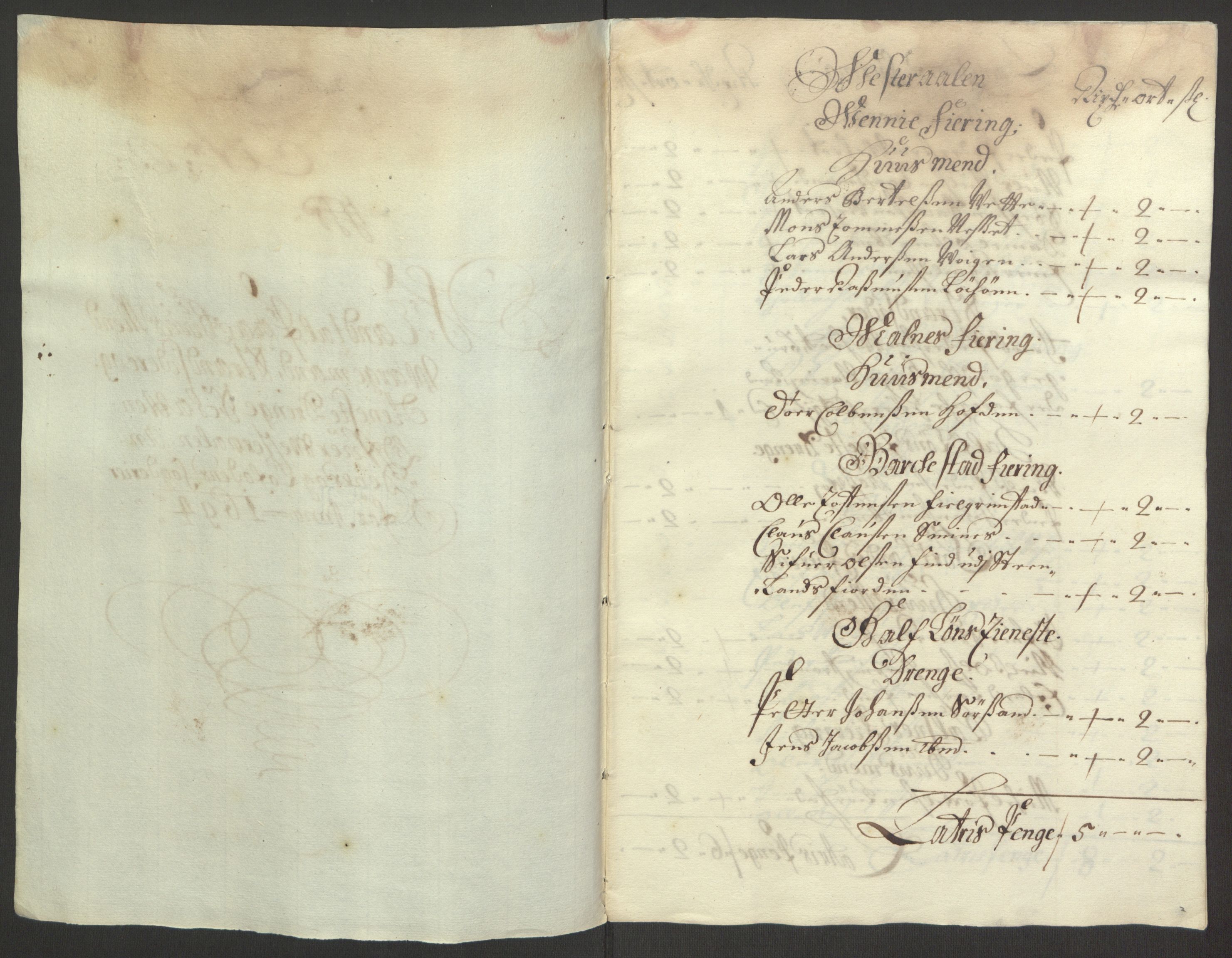 Rentekammeret inntil 1814, Reviderte regnskaper, Fogderegnskap, AV/RA-EA-4092/R67/L4677: Fogderegnskap Vesterålen, Andenes og Lofoten, 1694-1695, s. 54