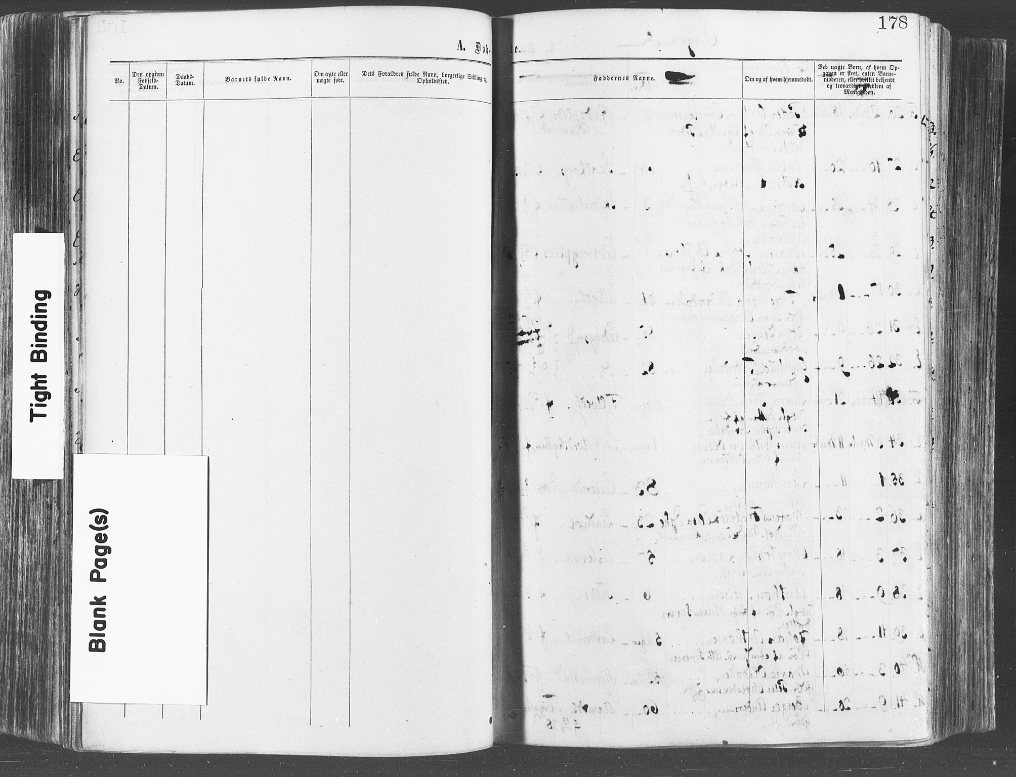 Eidsberg prestekontor Kirkebøker, SAO/A-10905/F/Fa/L0011: Ministerialbok nr. I 11, 1867-1878, s. 178