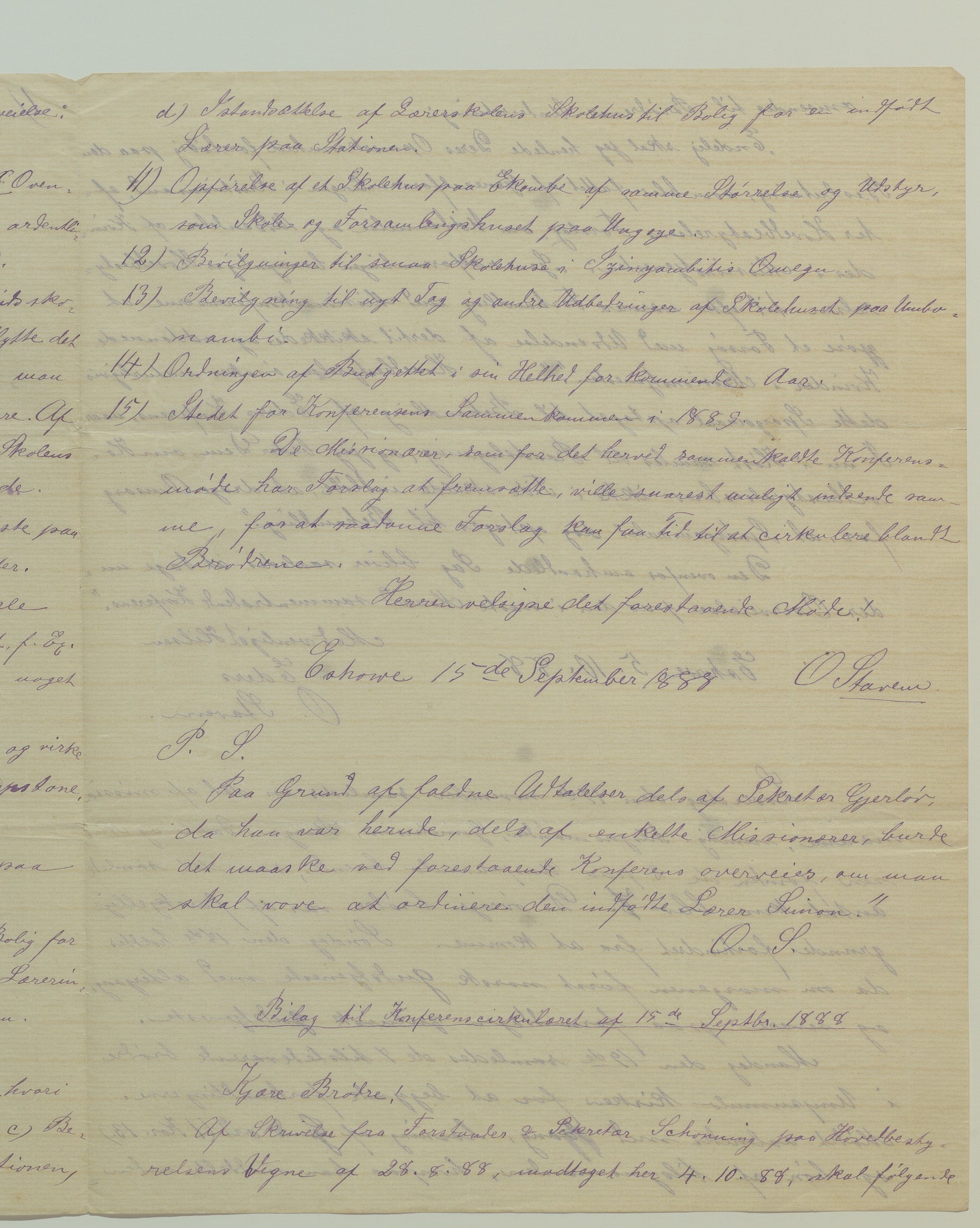 Det Norske Misjonsselskap - hovedadministrasjonen, VID/MA-A-1045/D/Da/Daa/L0037/0007: Konferansereferat og årsberetninger / Konferansereferat fra Sør-Afrika., 1888