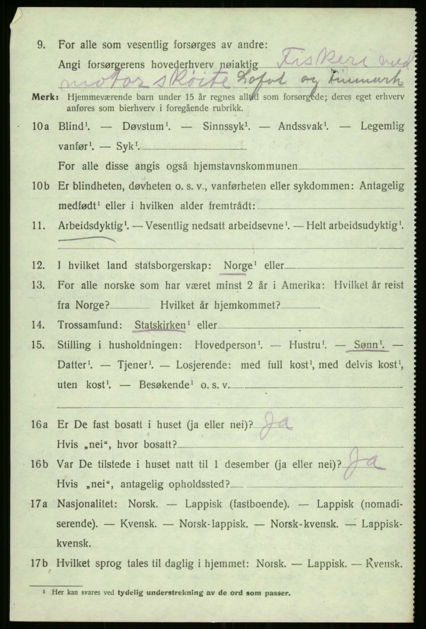 SATØ, Folketelling 1920 for 1914 Trondenes herred, 1920, s. 11540